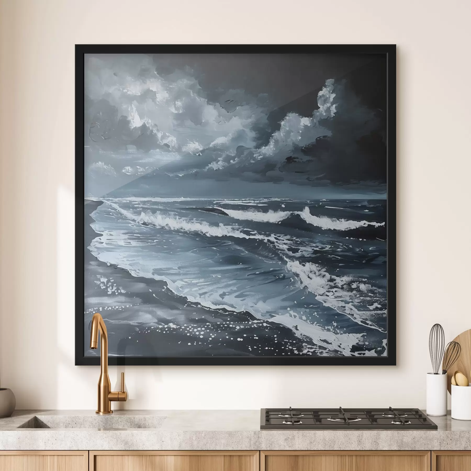 Papier peint Image montrant des vagues sur la plage f38322