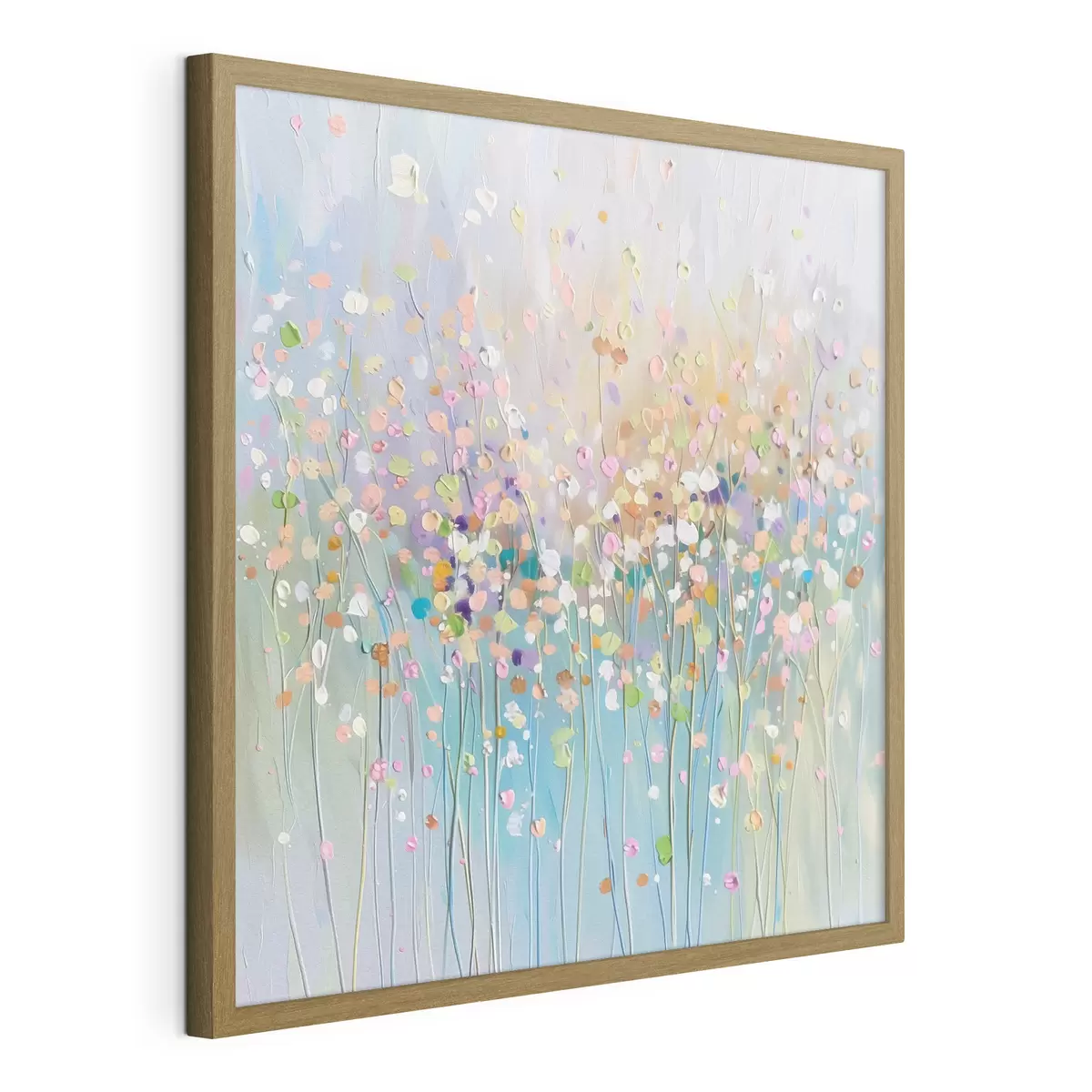 Poster Texture imprimée de fleurs sèches colorées f38426