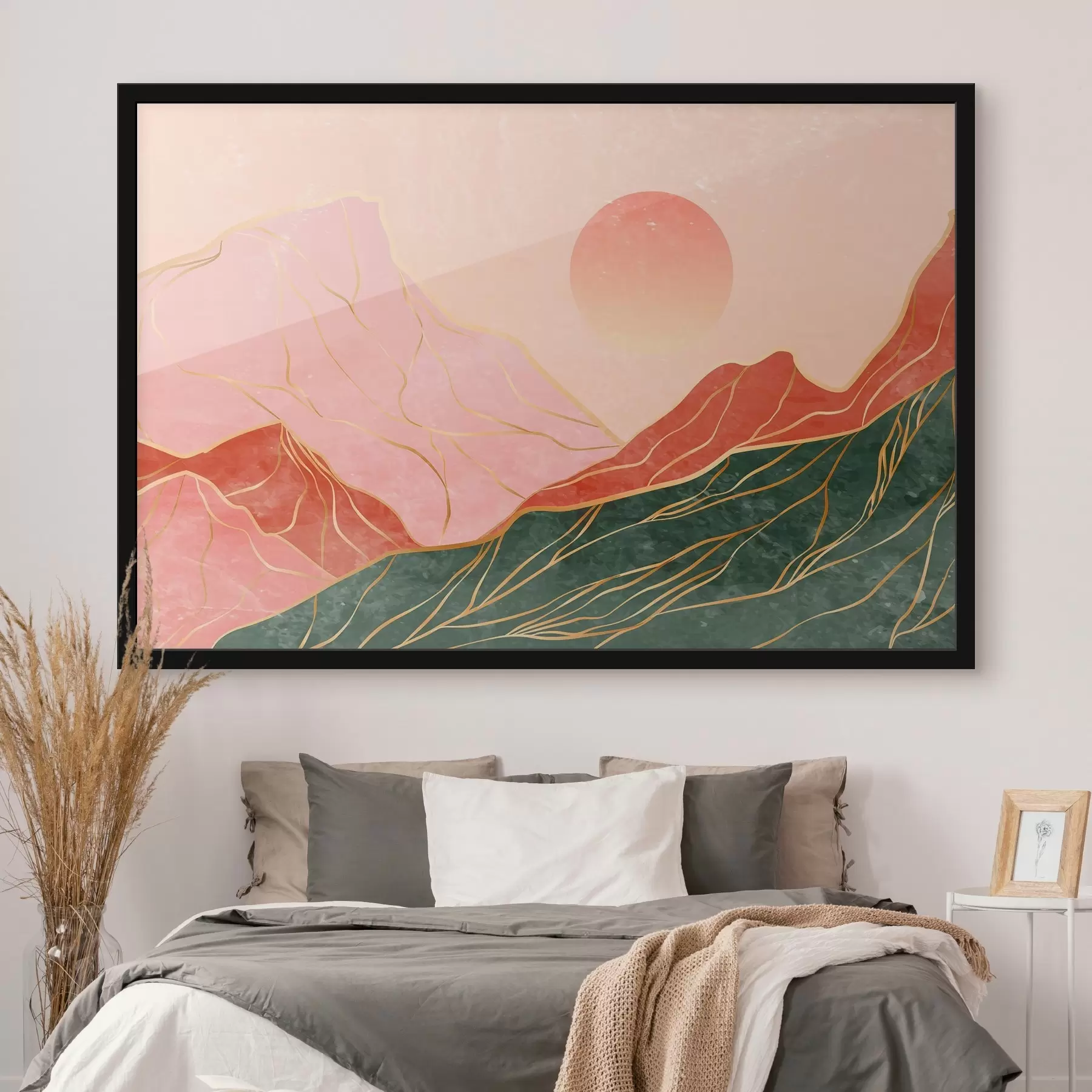 Papier peint Image de montagnes et de soleil f37553