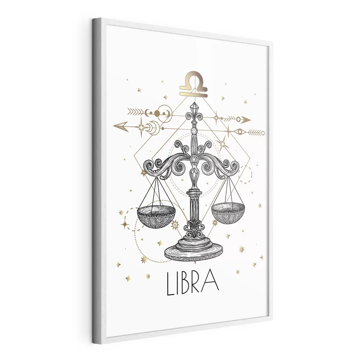 Poster Dessin du signe astrologique de la Balance f37305