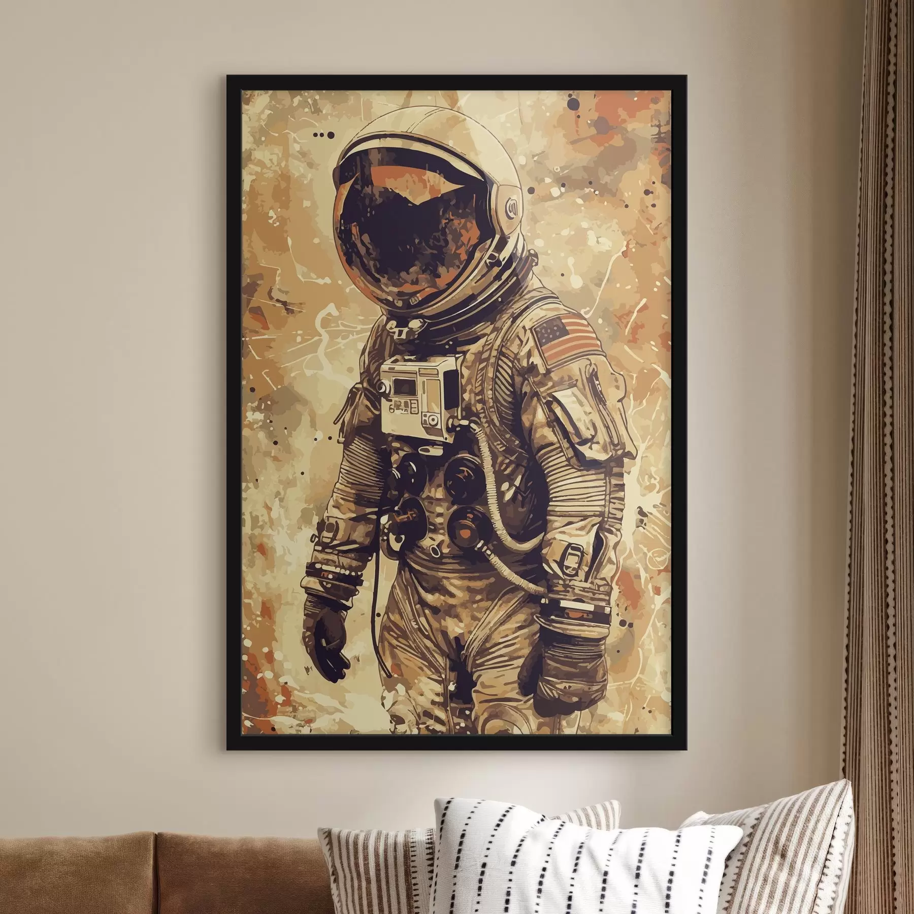 Papier peint Astronaute en combinaison spatiale f38313