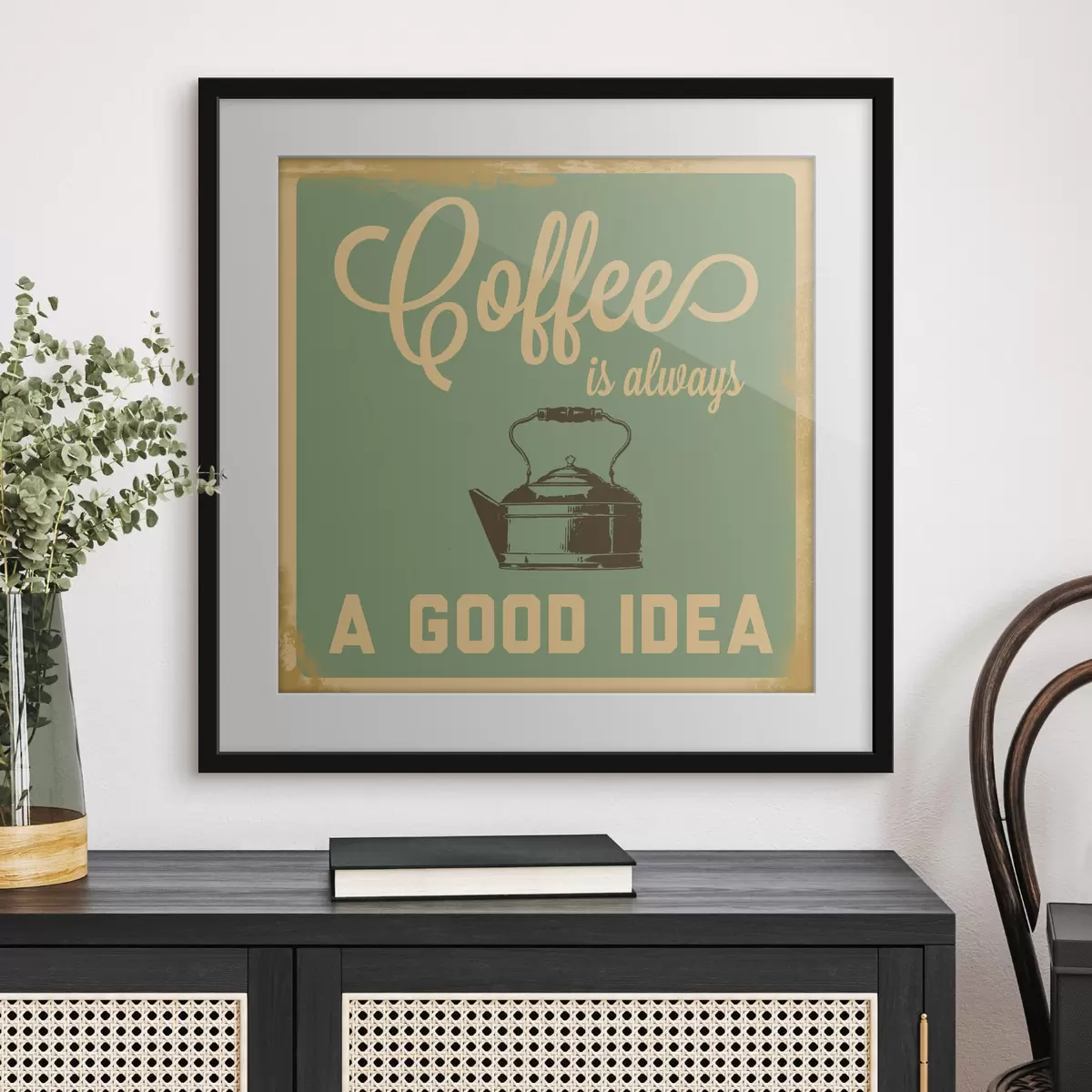 Poster Café et joie f07842