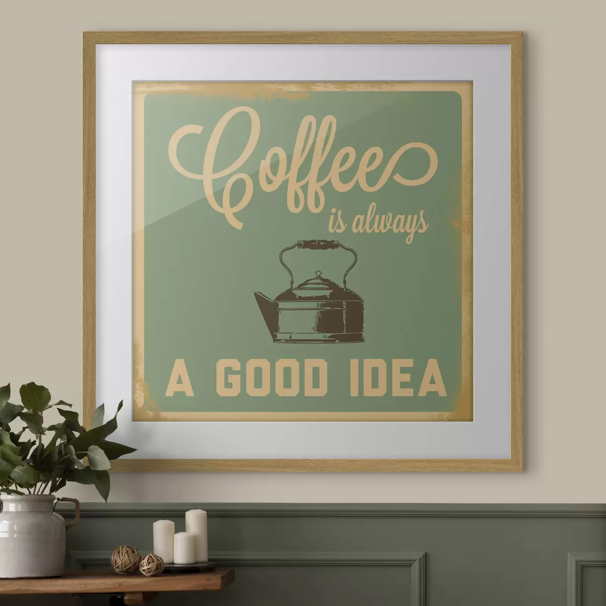 Poster Café et joie f07842