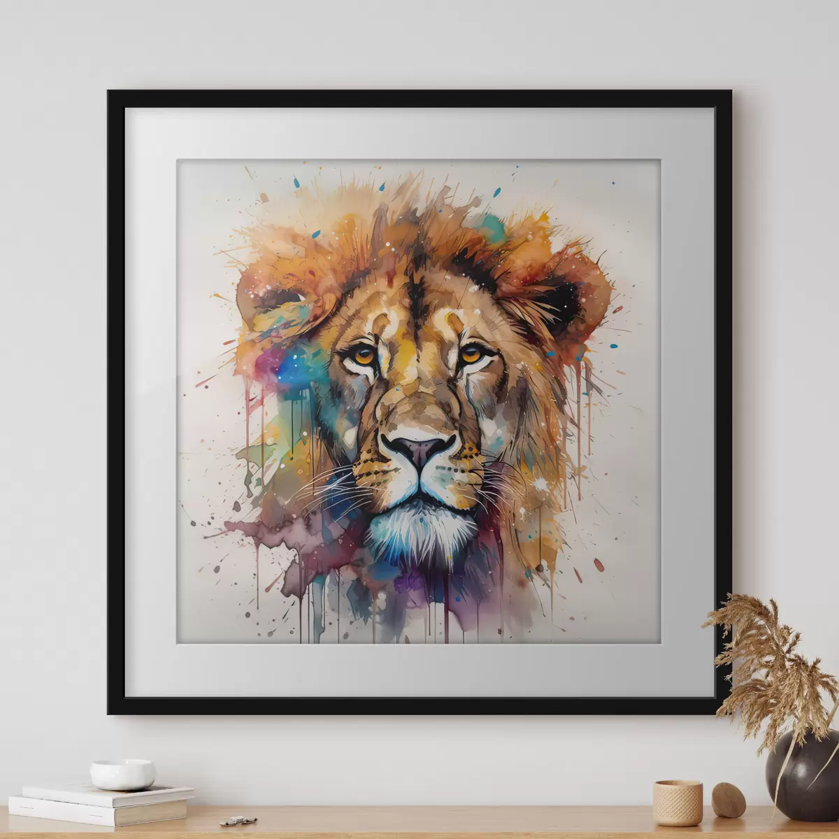Poster Lion et liberté f32325