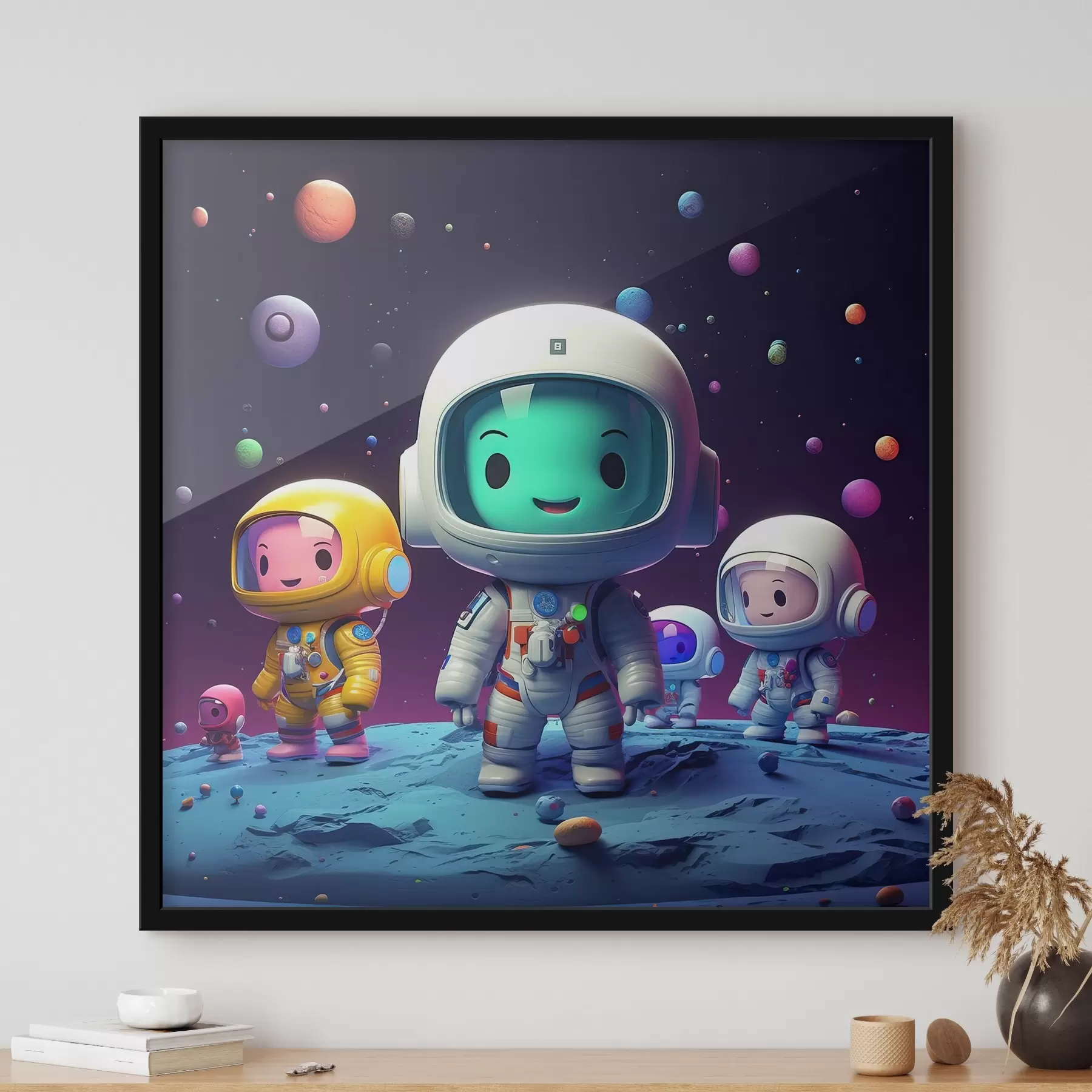 Papier peint Premiers pas sur une planète inconnue f32853