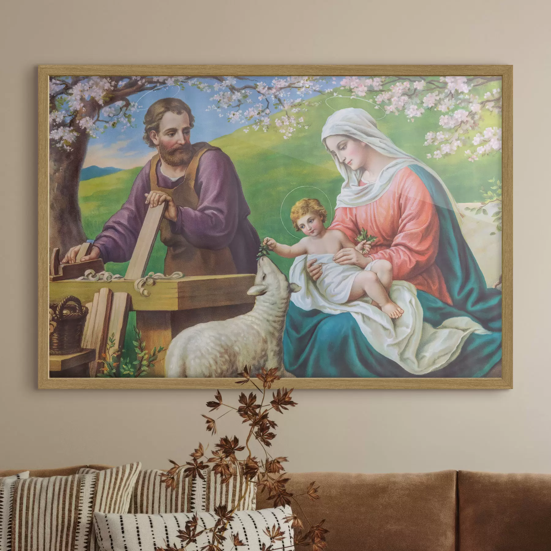 Papier peint Image de la Sainte Famille f33496