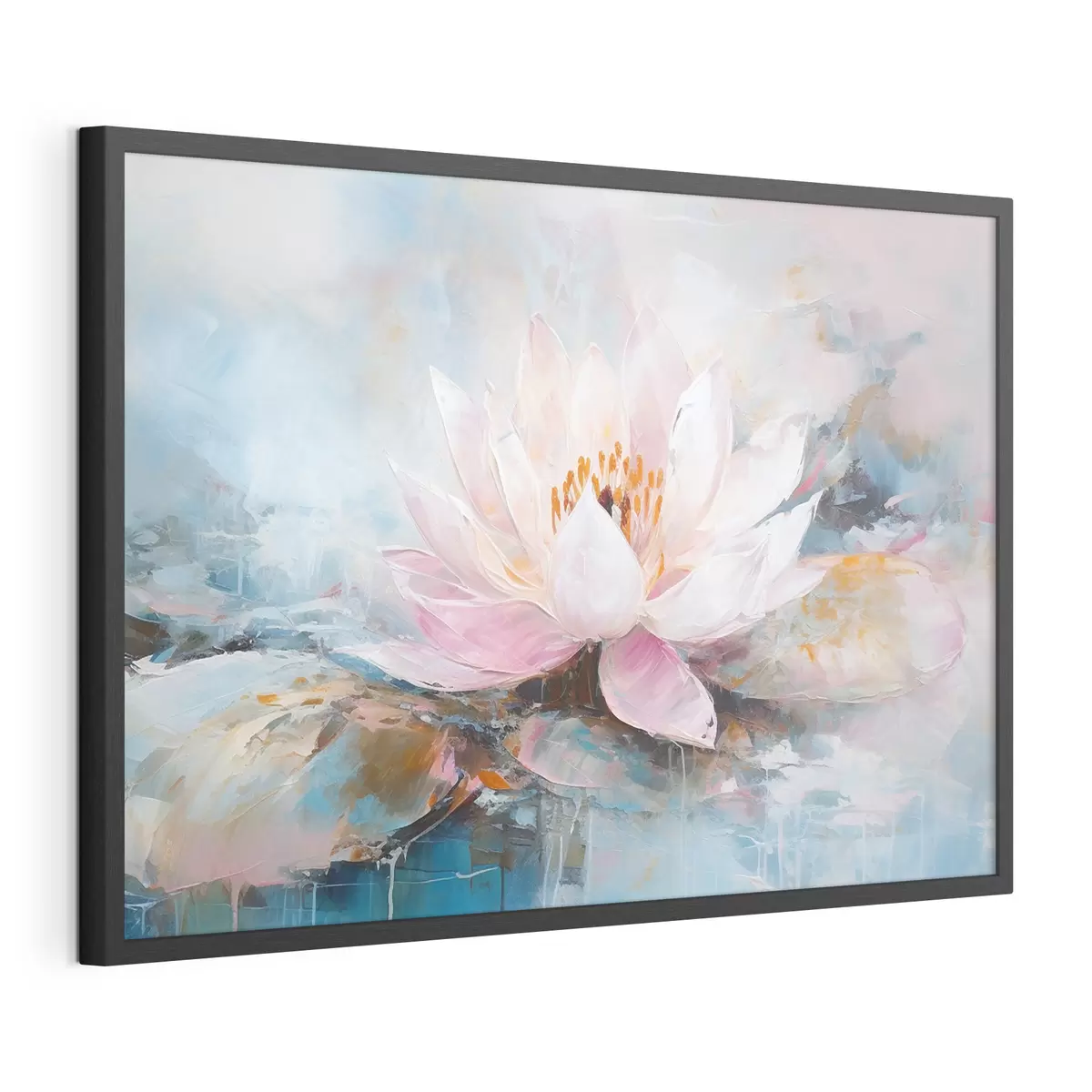 Poster Illustration aquarelle d'une pivoine f35449