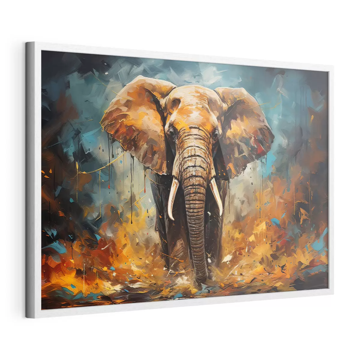 Poster Dessin abstrait, éléphant f35505
