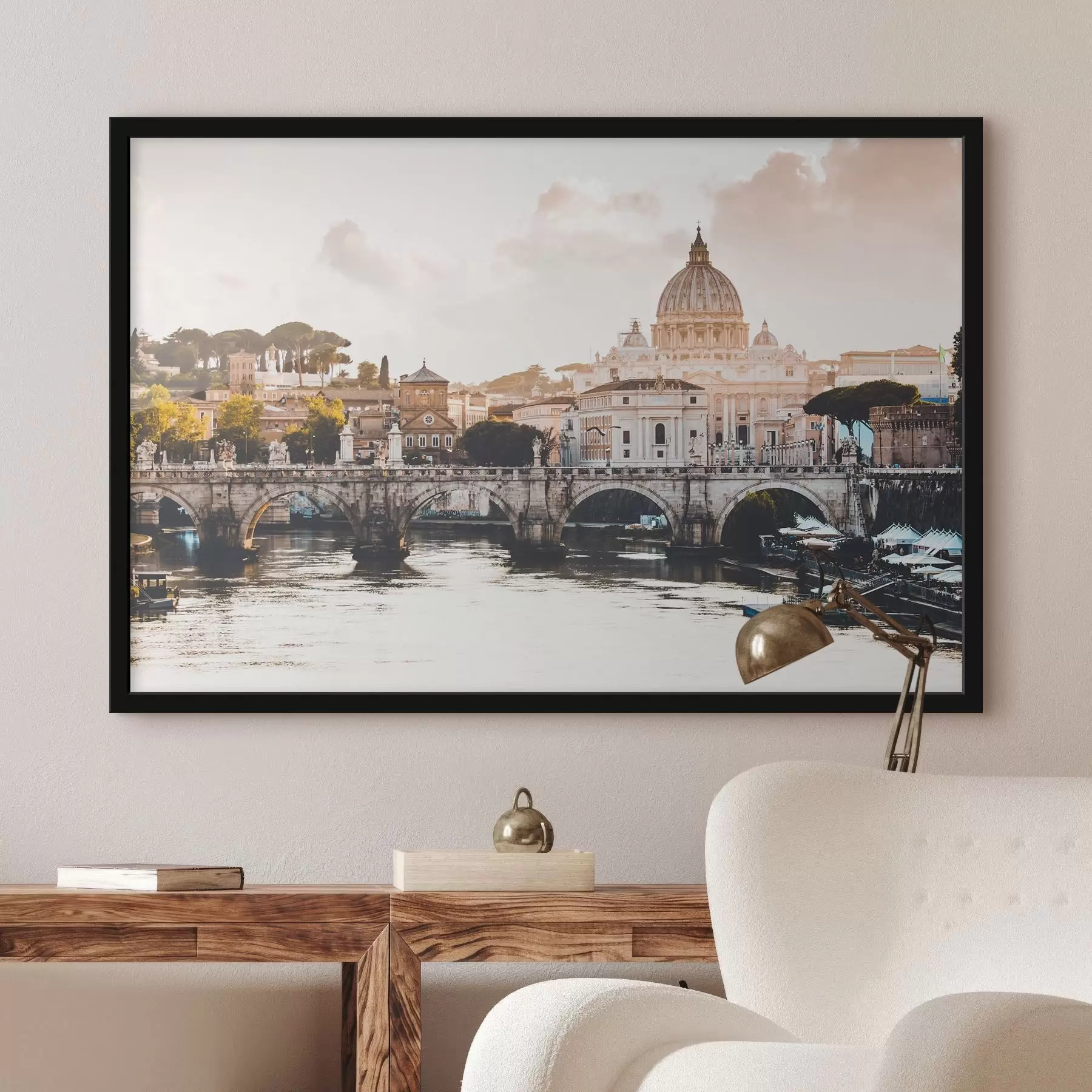 Papier peint Vieille ville, architecture de Rome f35626