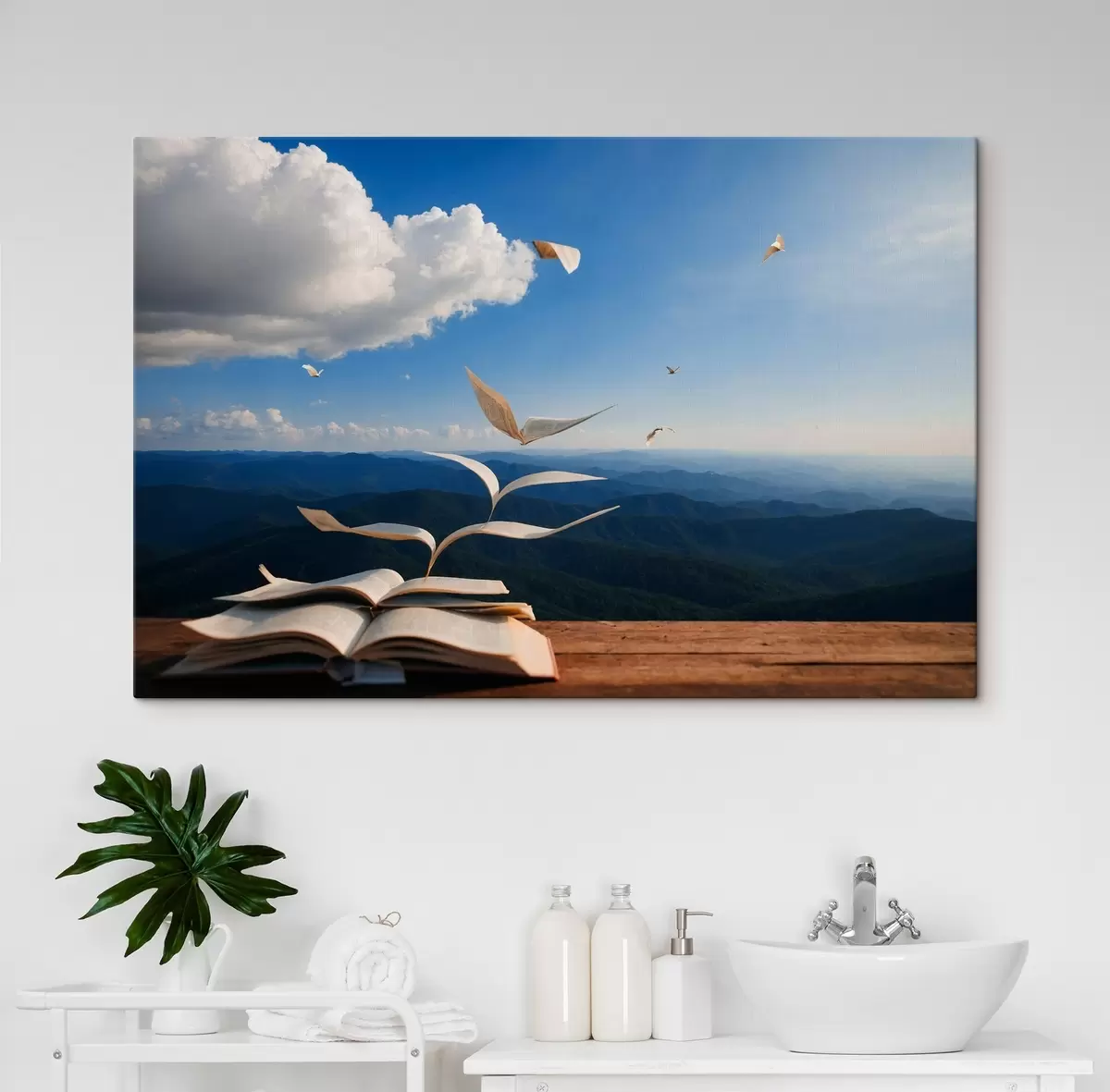 Tableau Pages volantes d'un livre s42095