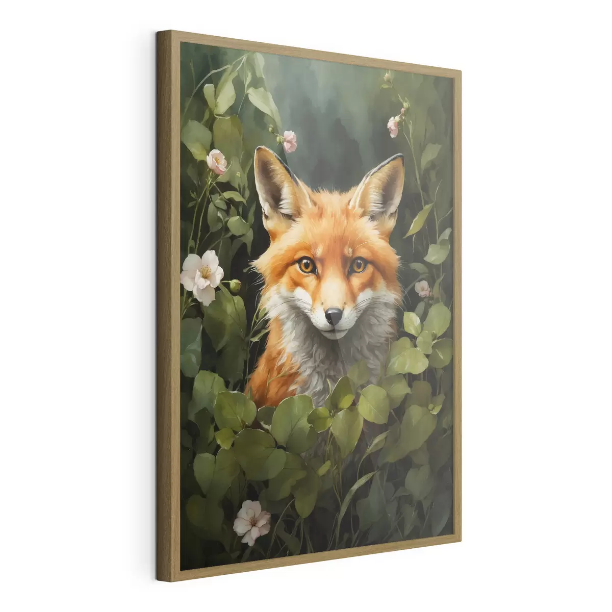 Poster Renard dans les buissons f41777