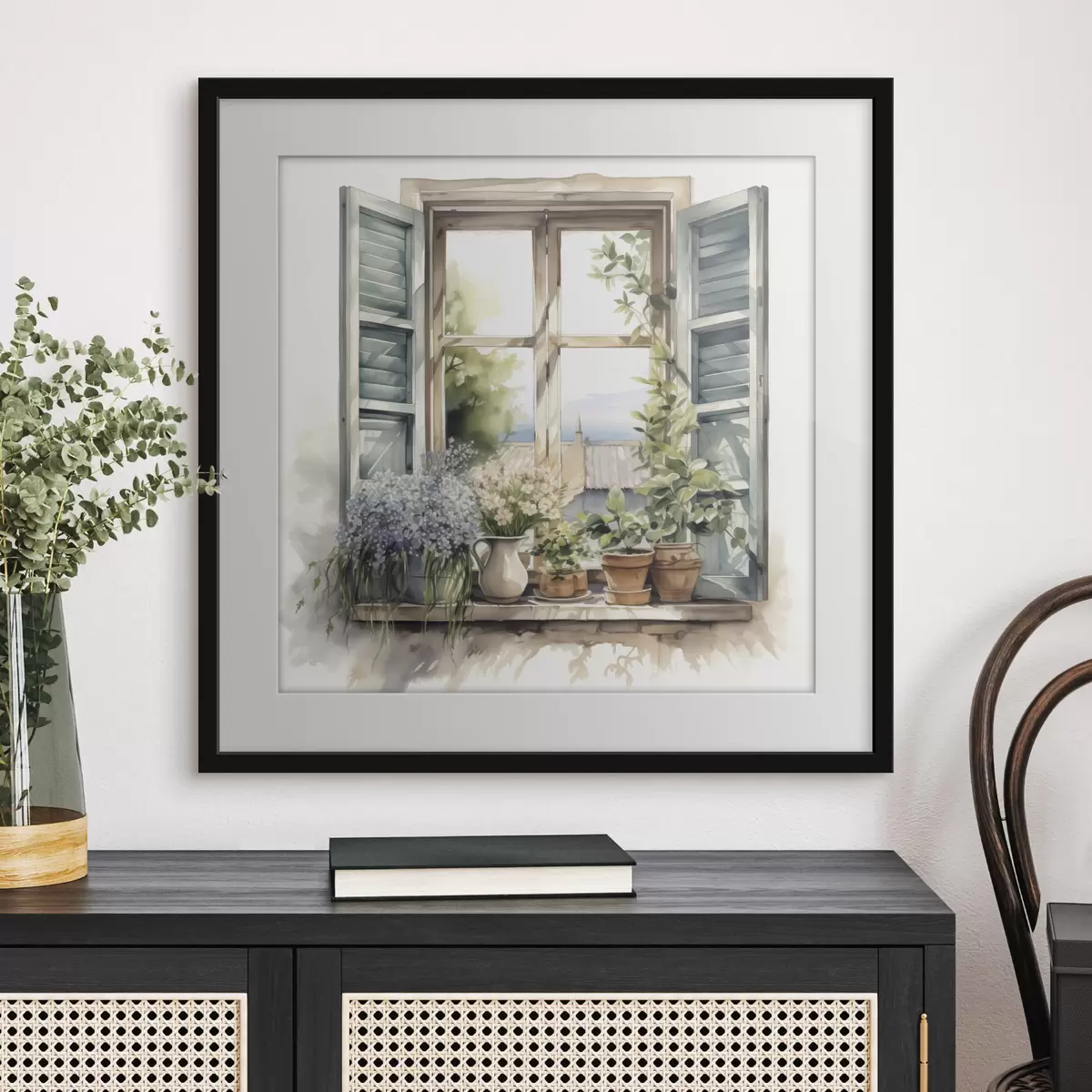 Poster Jardin sur le rebord f42144
