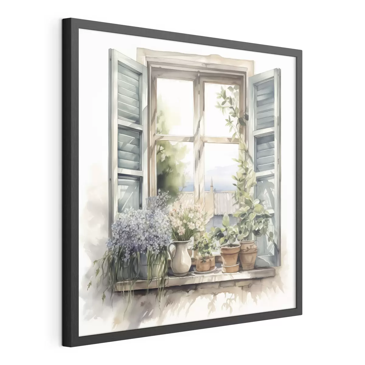Poster Jardin sur le rebord f42144