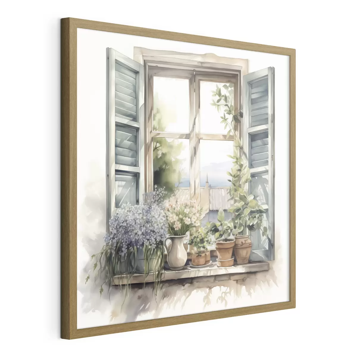 Poster Jardin sur le rebord f42144