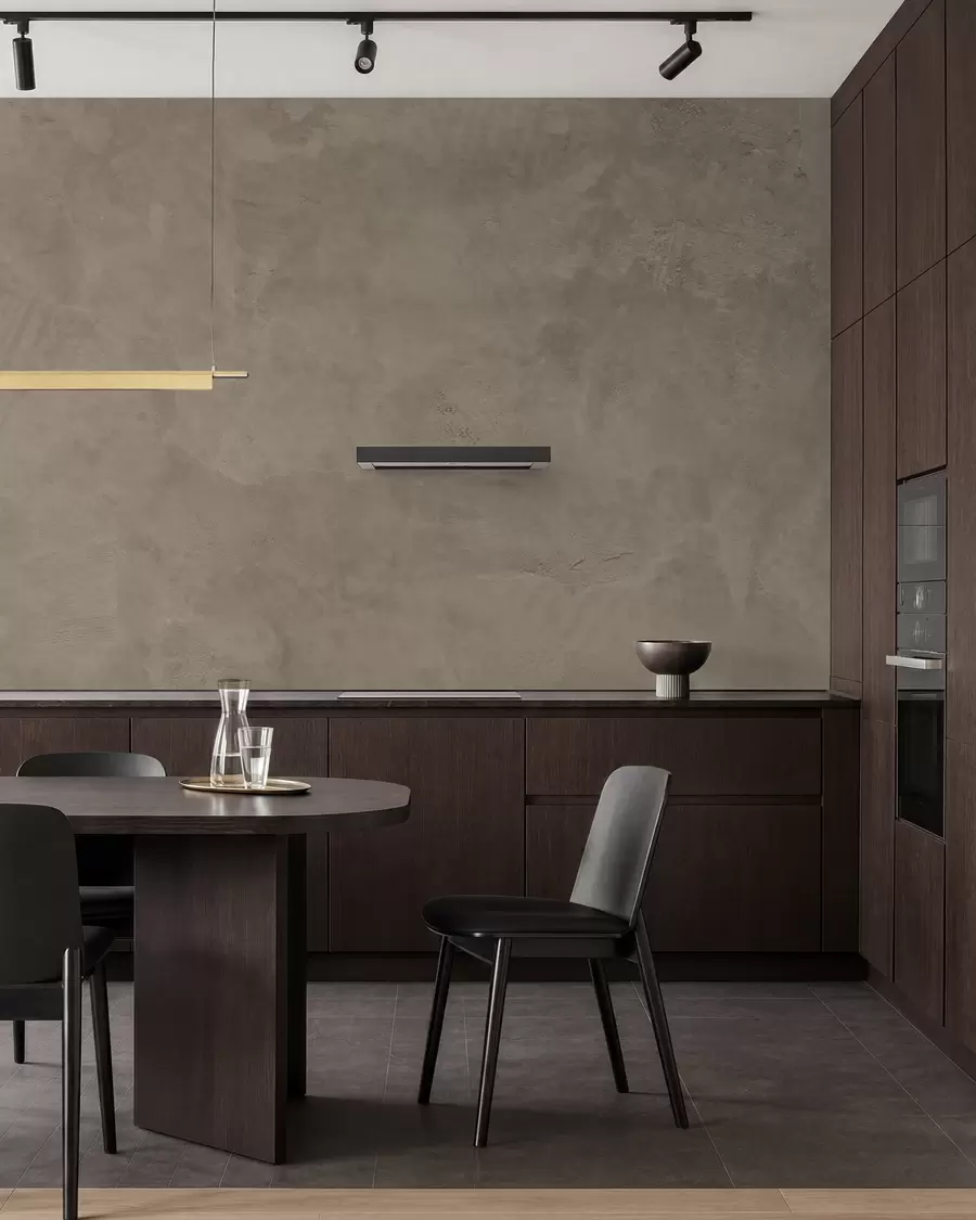 Papier peint Fond brun et beige avec effet de mur en béton w02553v3