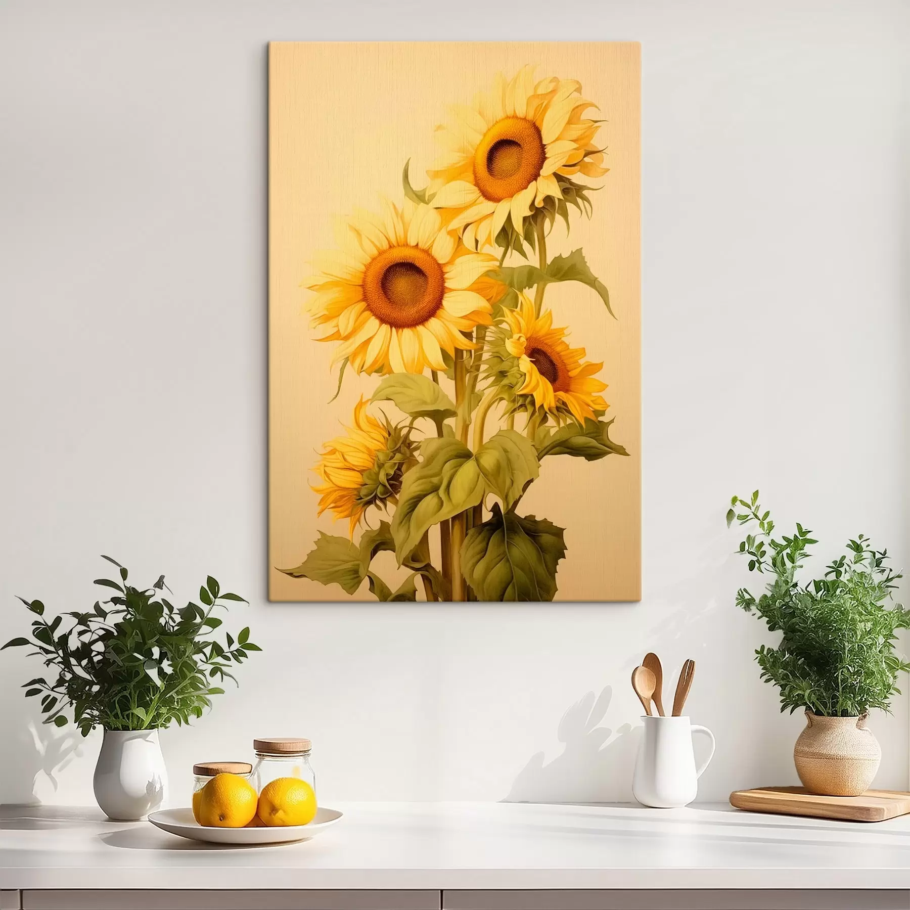 Tableau Tournesols au soleil s42155