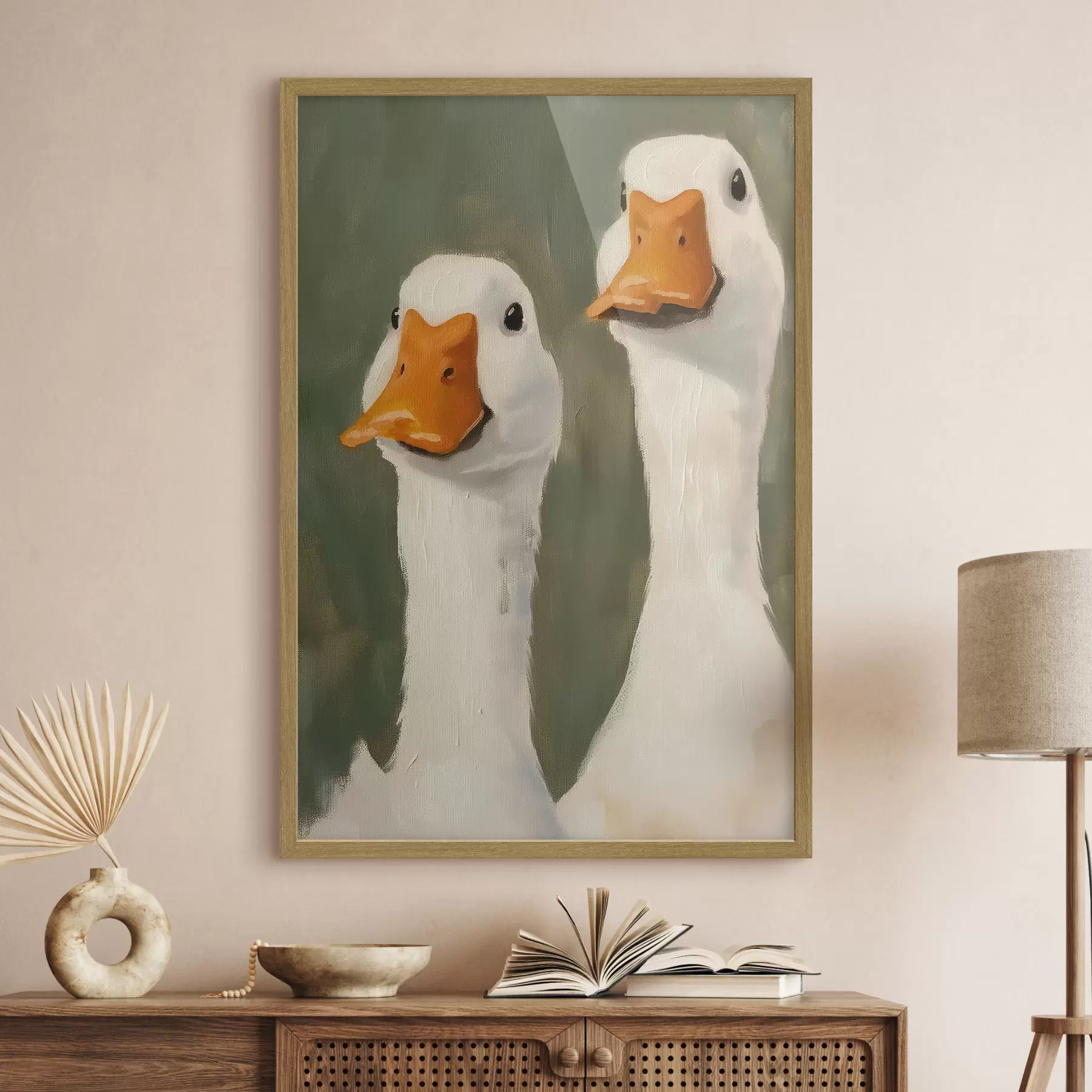 Papier peint Deux oies f42152