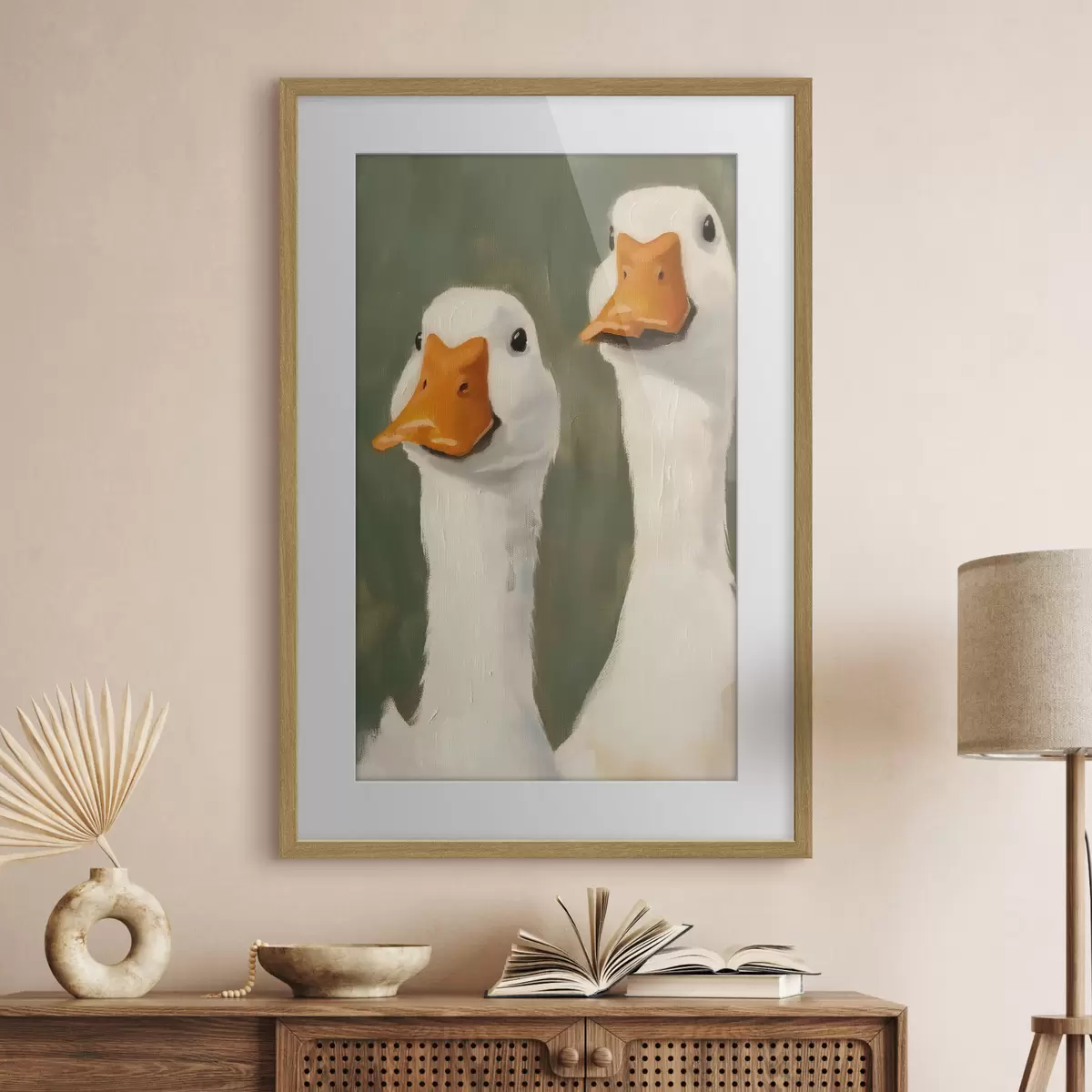 Poster Deux oies f42152