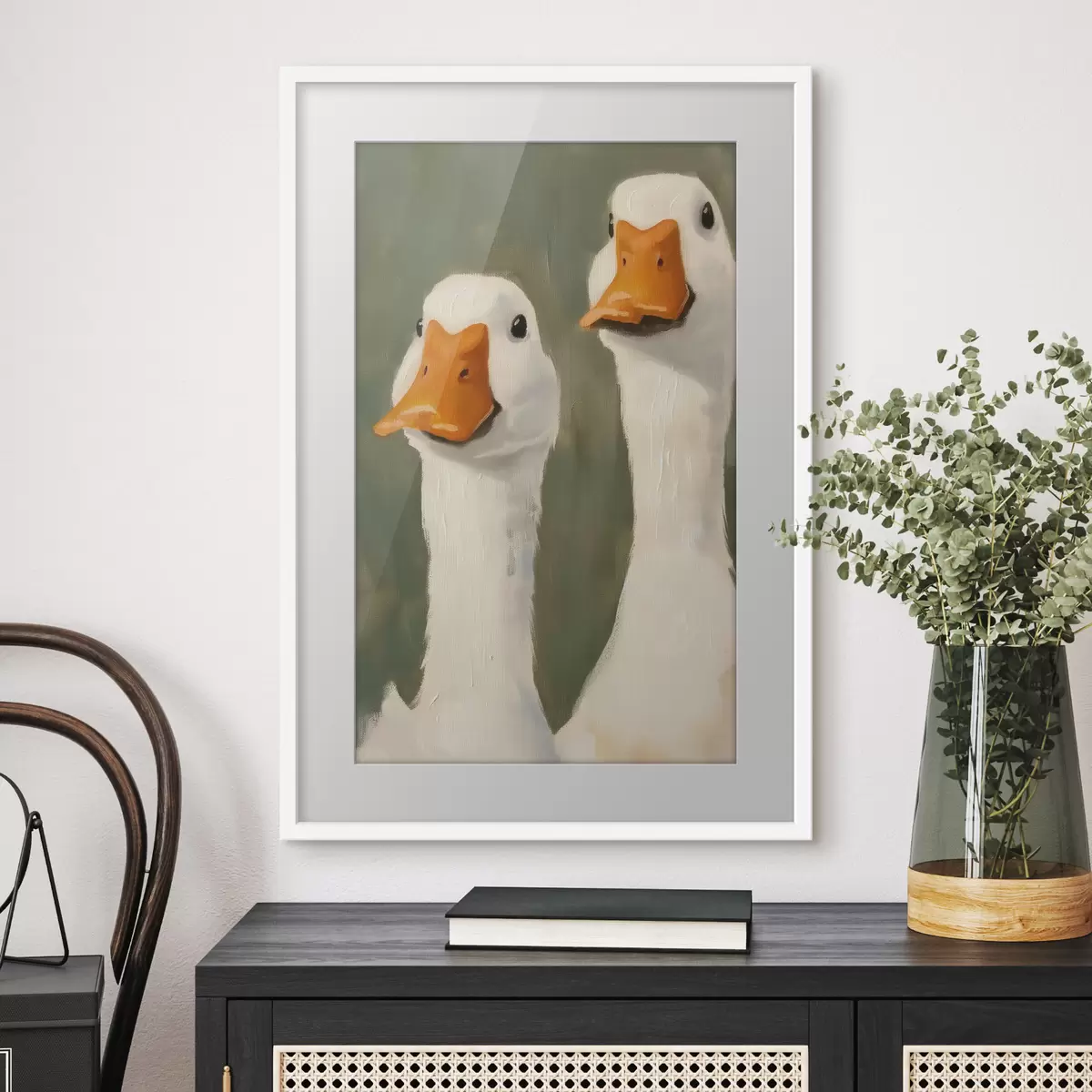 Poster Deux oies f42152