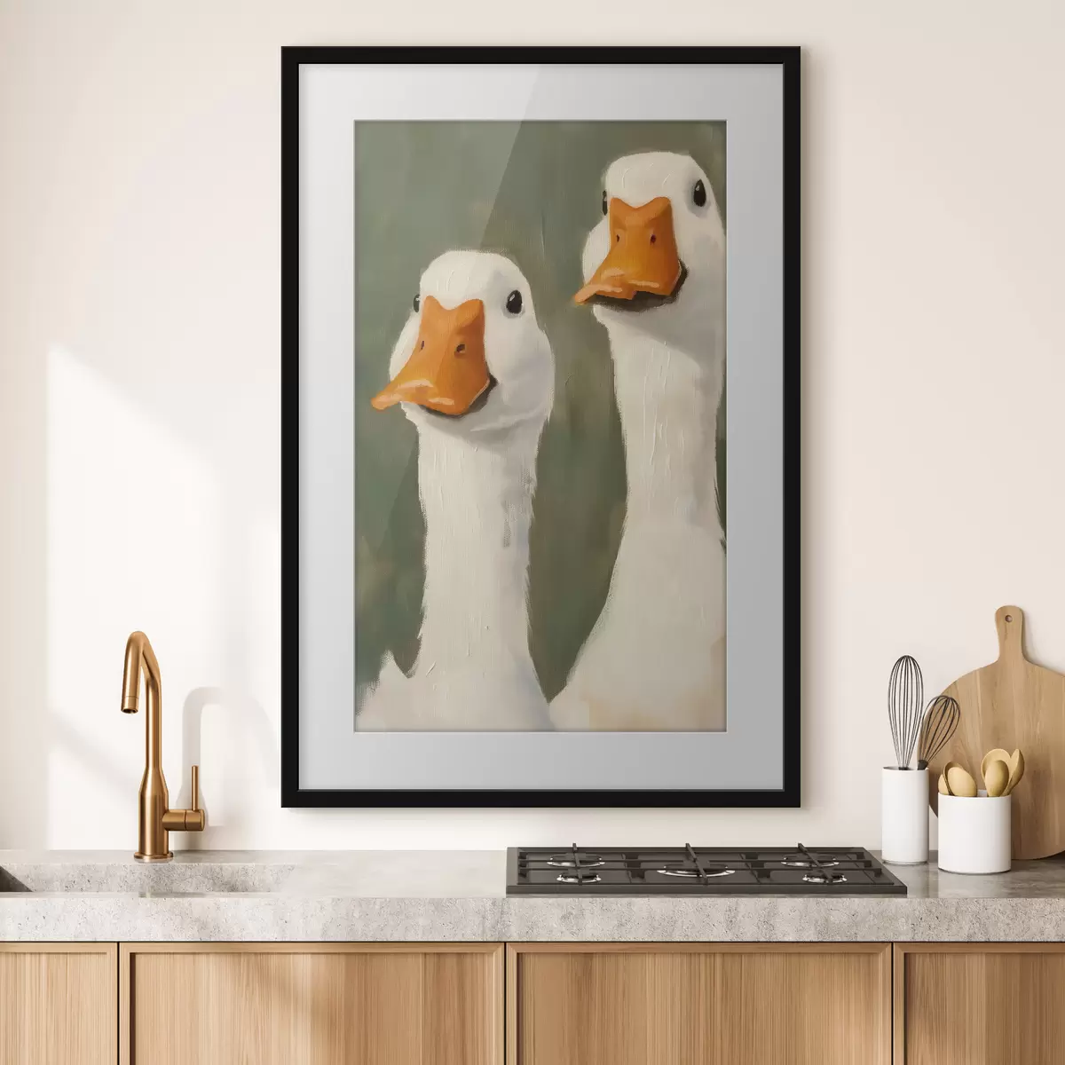 Poster Deux oies f42152