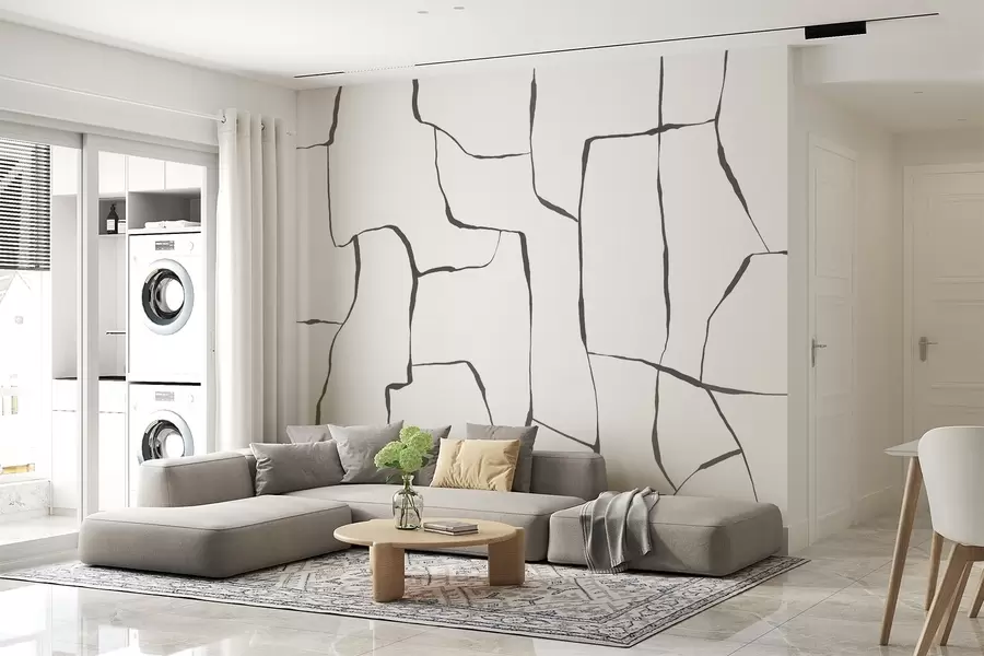 Papier peint Lignes abstraites w08574v1