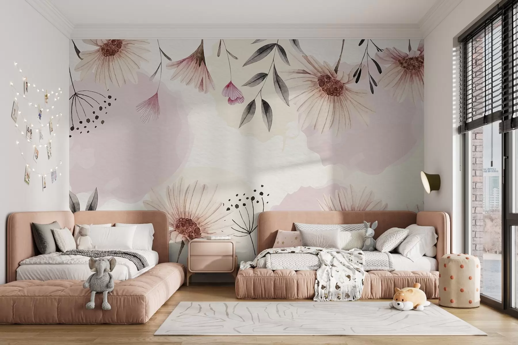 Papier peint Poésie florale w02650