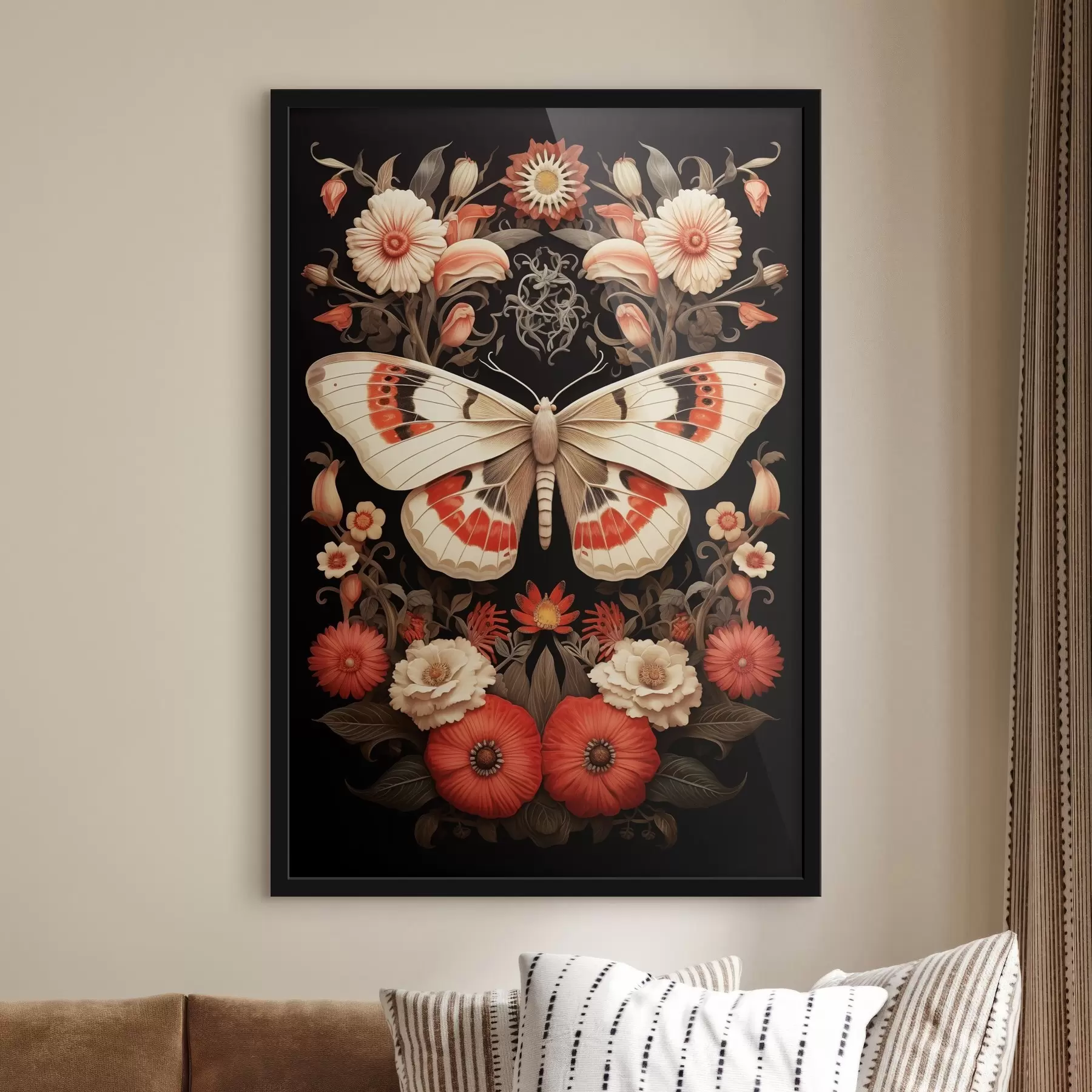 Papier peint Une variété de papillons f42293