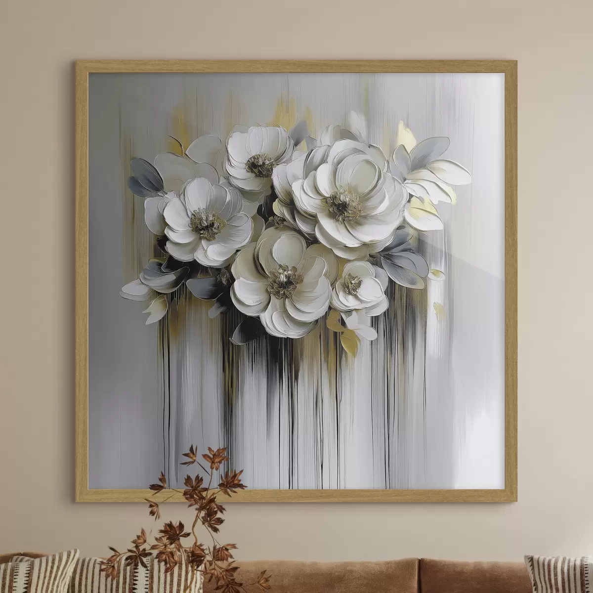 Poster Fleurs abstraites f42244