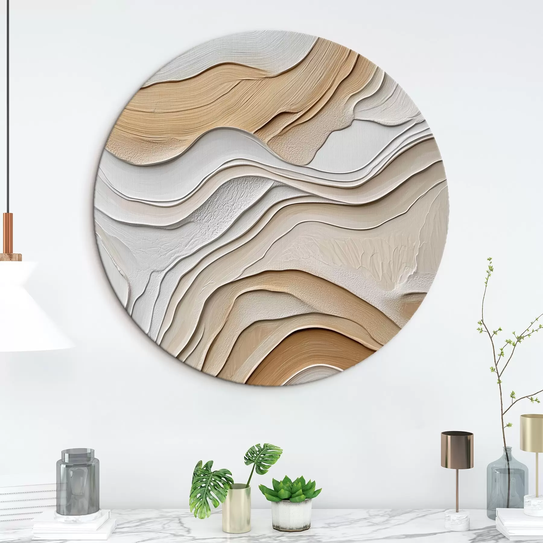 Tableau Abstraction avec imitation de texture r41350