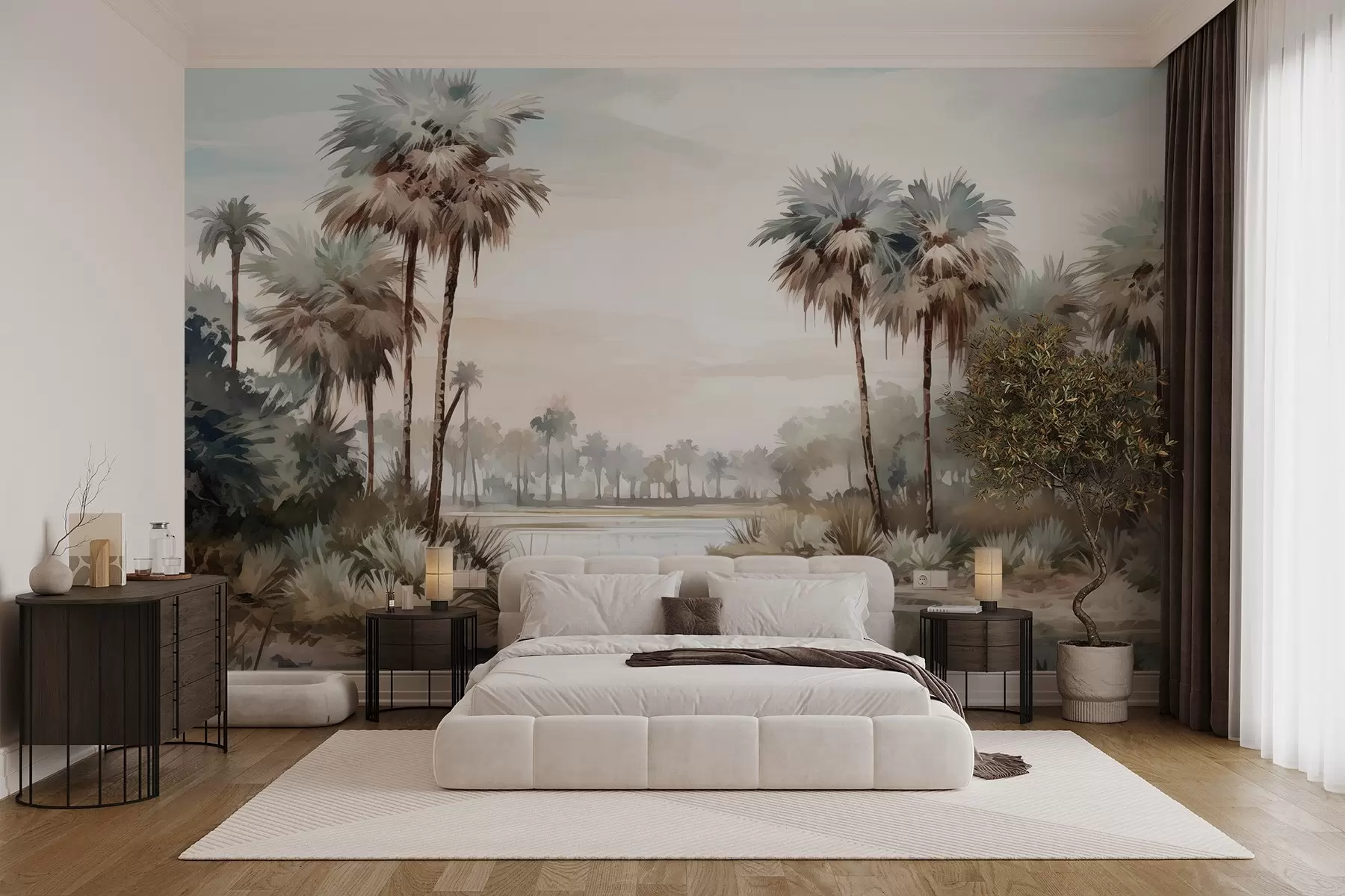 Papier peint Paysage tropical w08597