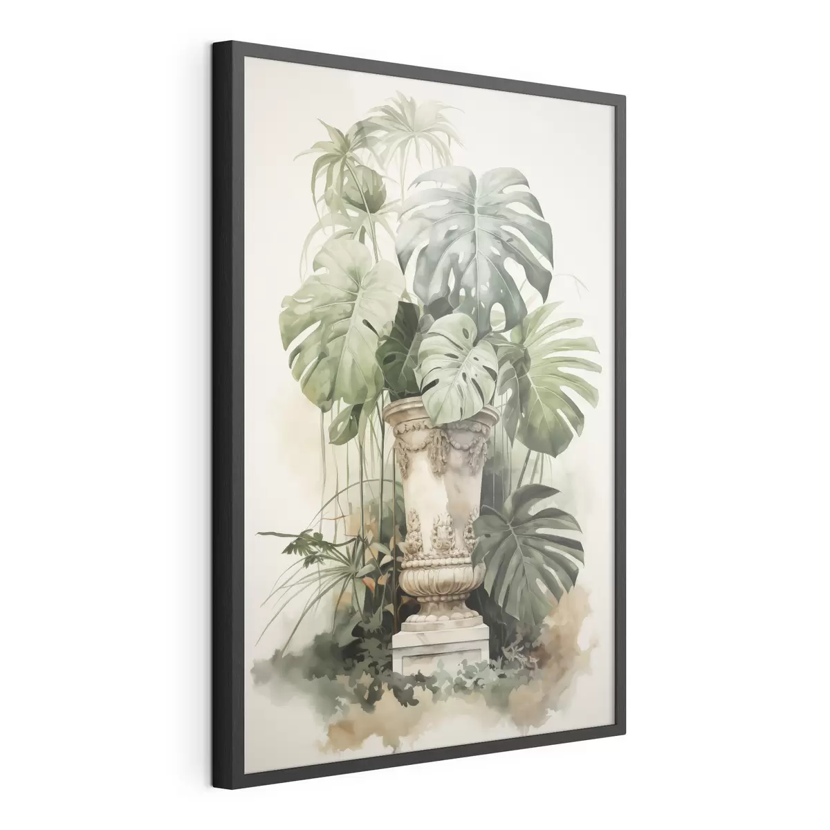 Poster Piédestal vert f42351