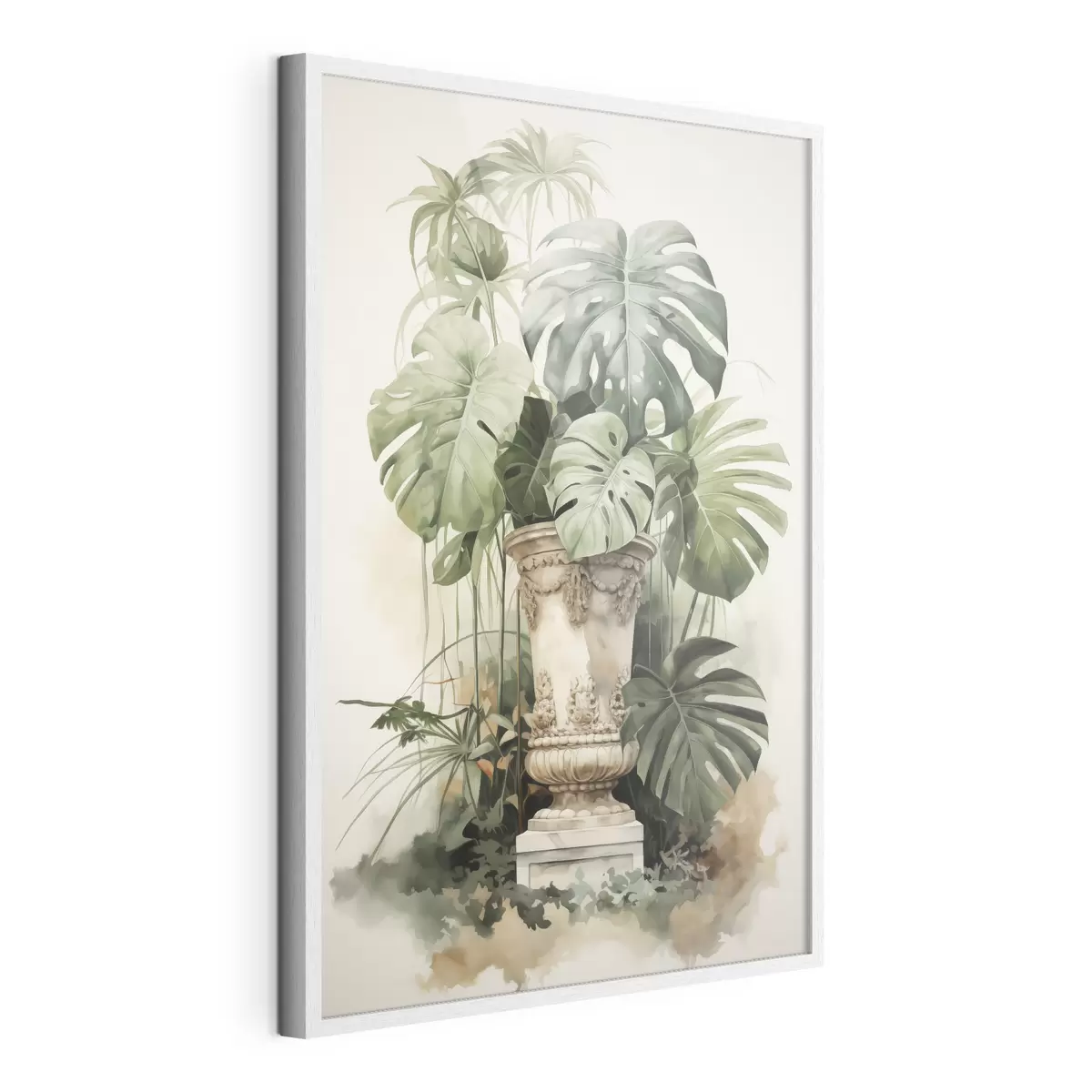 Poster Piédestal vert f42351