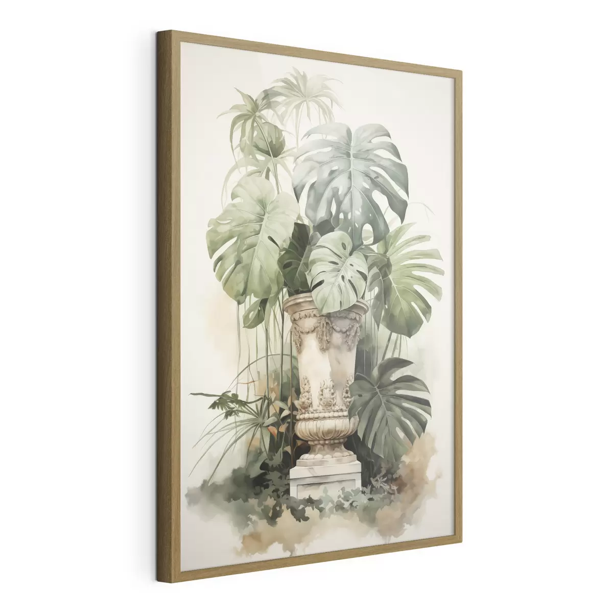 Poster Piédestal vert f42351