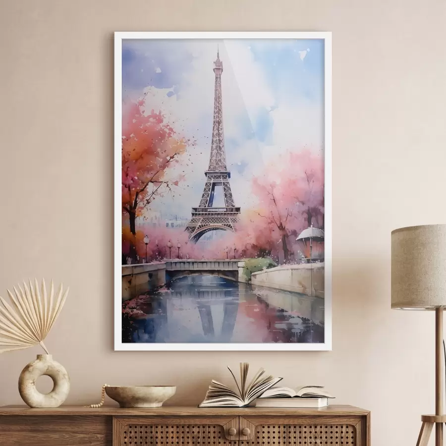 Papier peint Vue de la Tour Eiffel f42079