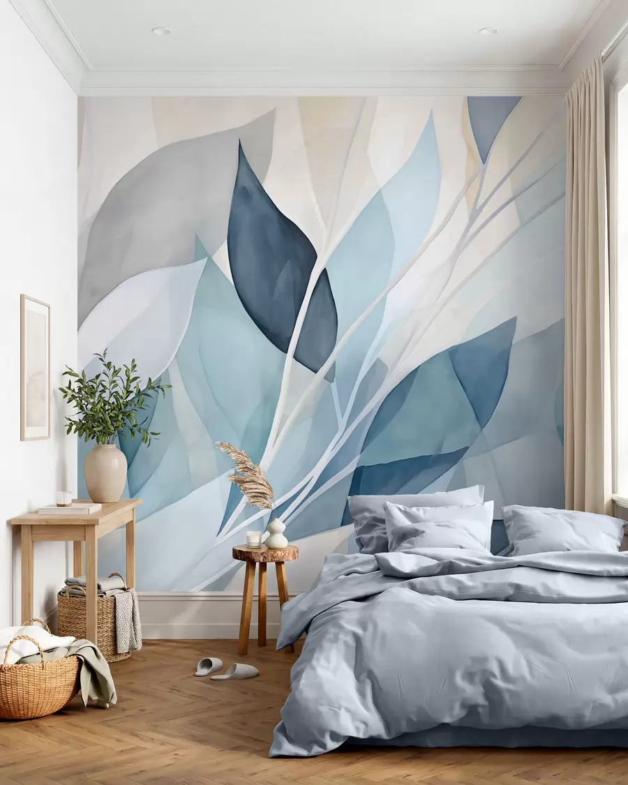 Papier peint Feuilles abstraites w02701