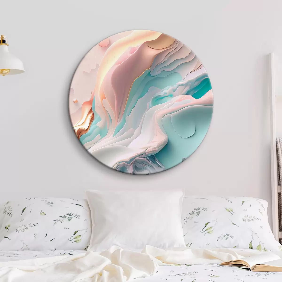 Tableaux rondes Mer colorée r32666