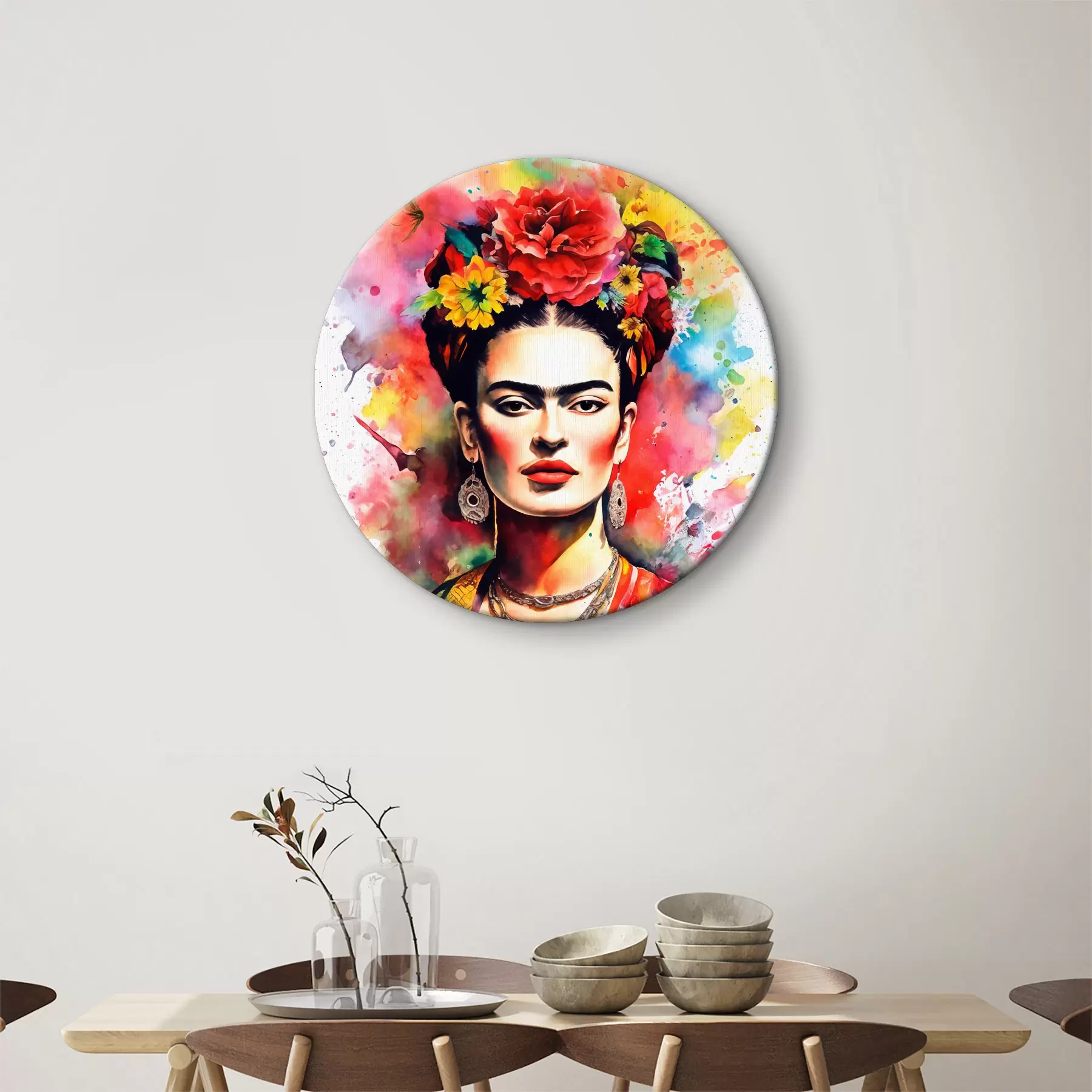 Tableau Aquarelle de Frida Kahlo r32862
