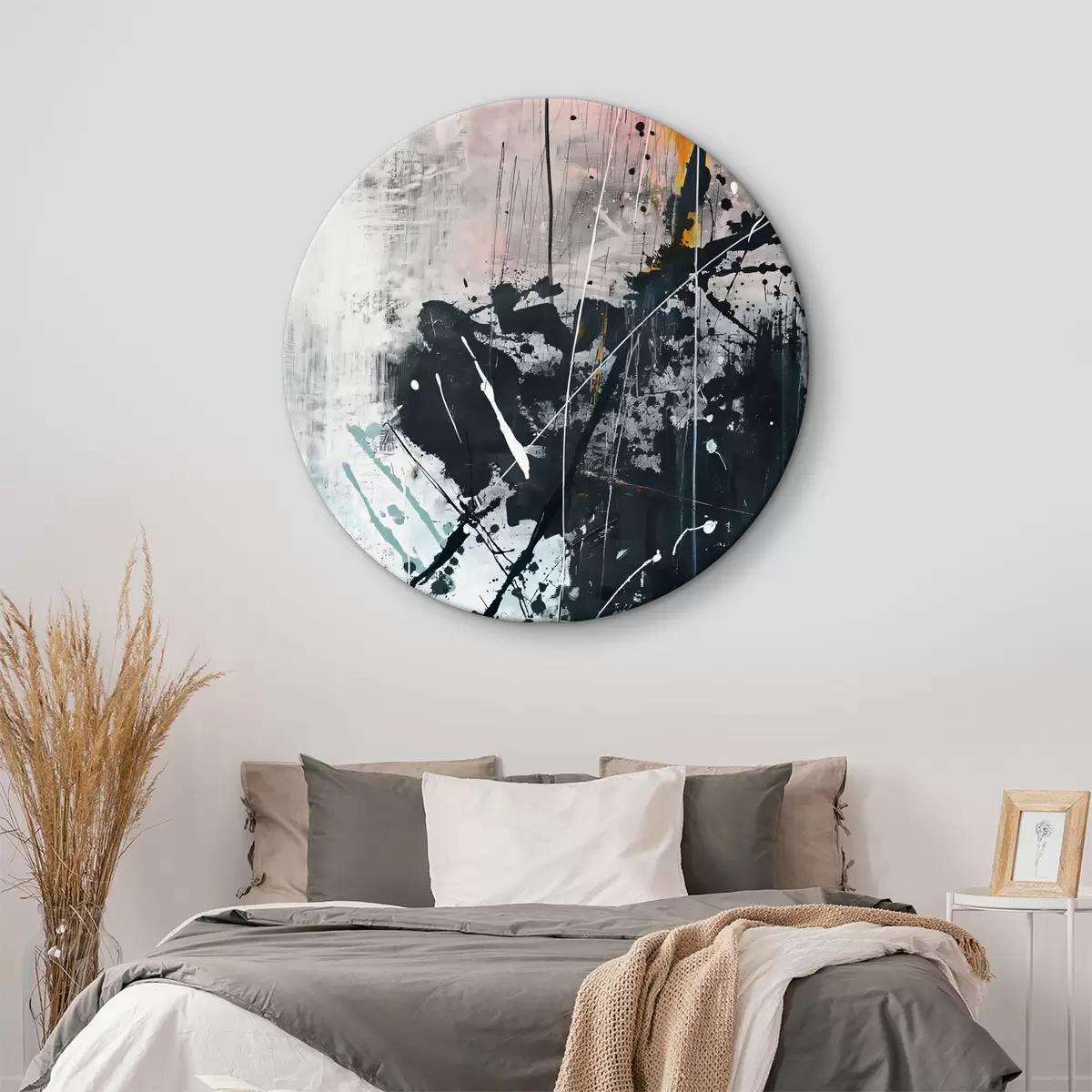Tableaux rondes Image en noir et blanc r38133