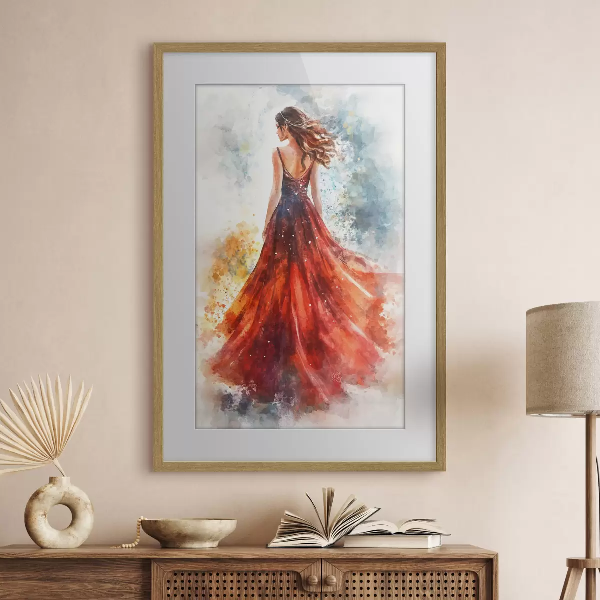 Poster Mouvement rouge f42193