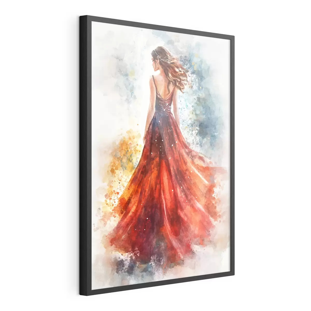 Poster Mouvement rouge f42193