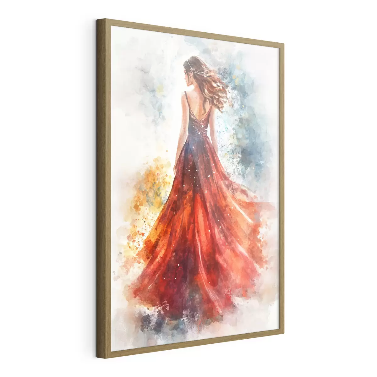 Poster Mouvement rouge f42193
