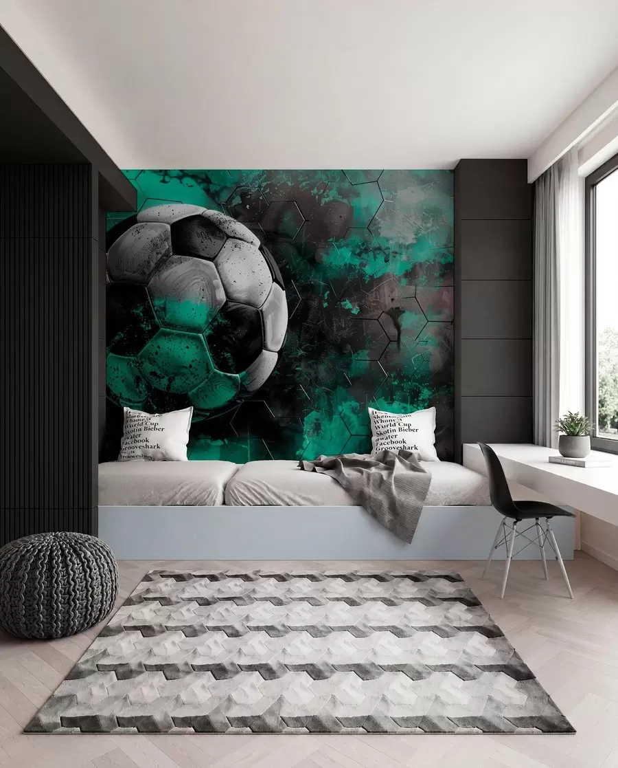 Papier peint Ballon de football w08618