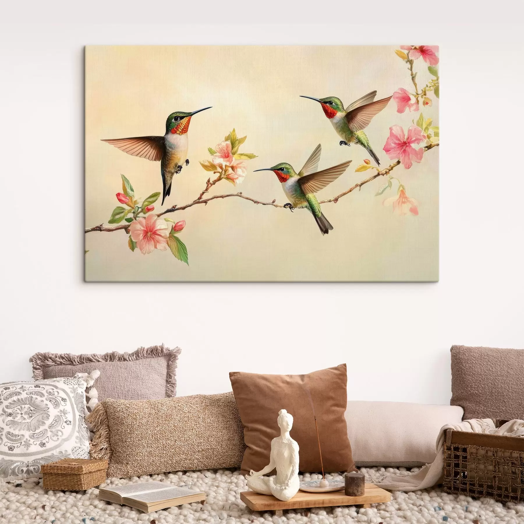 Papier peint Oiseaux sur les branches s42392