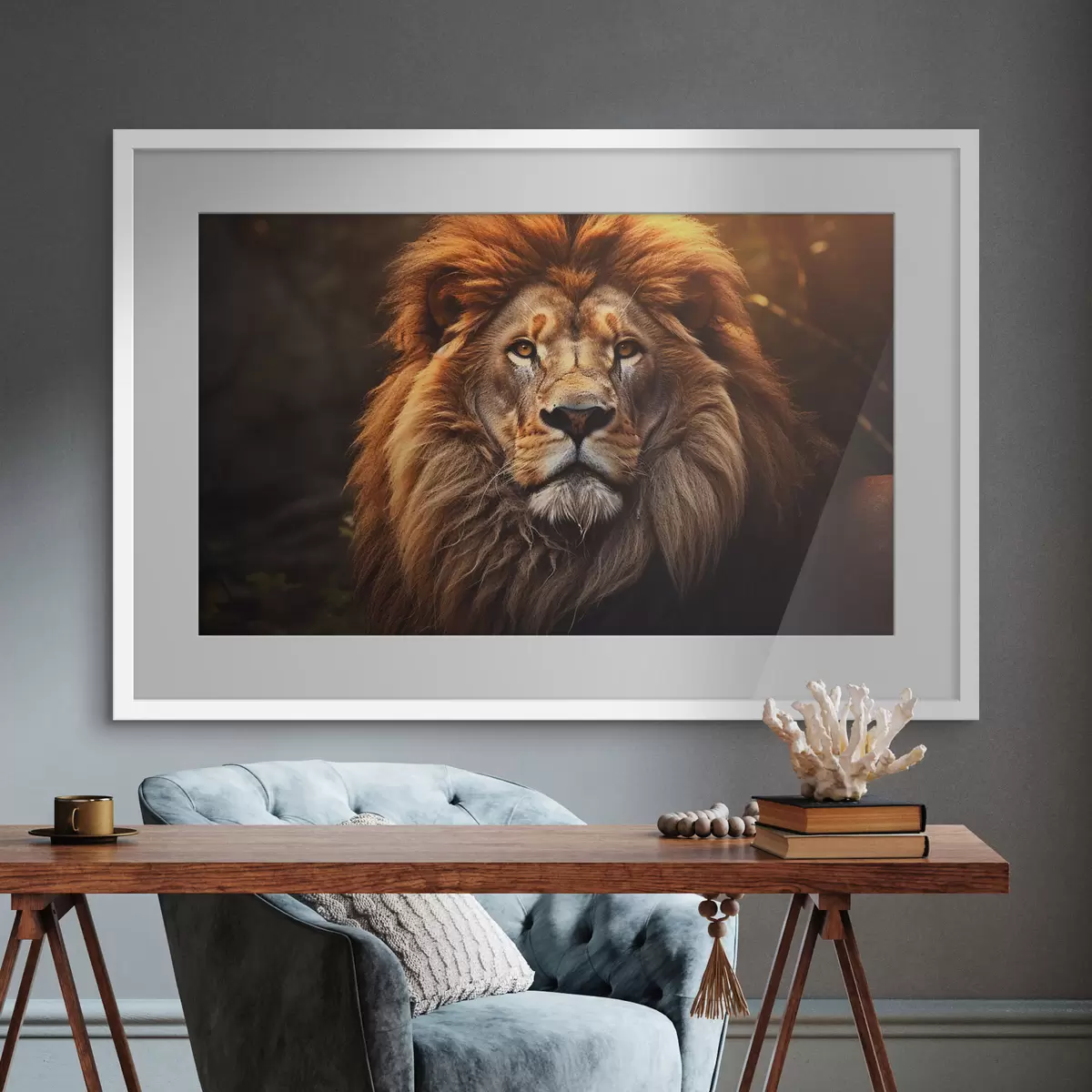 Poster Le courage du lion f42390