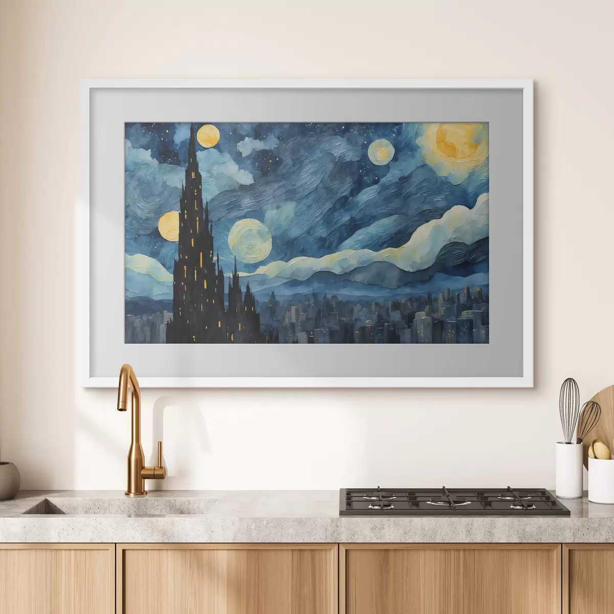 Poster Étoiles sur le sommeil urbain f42268