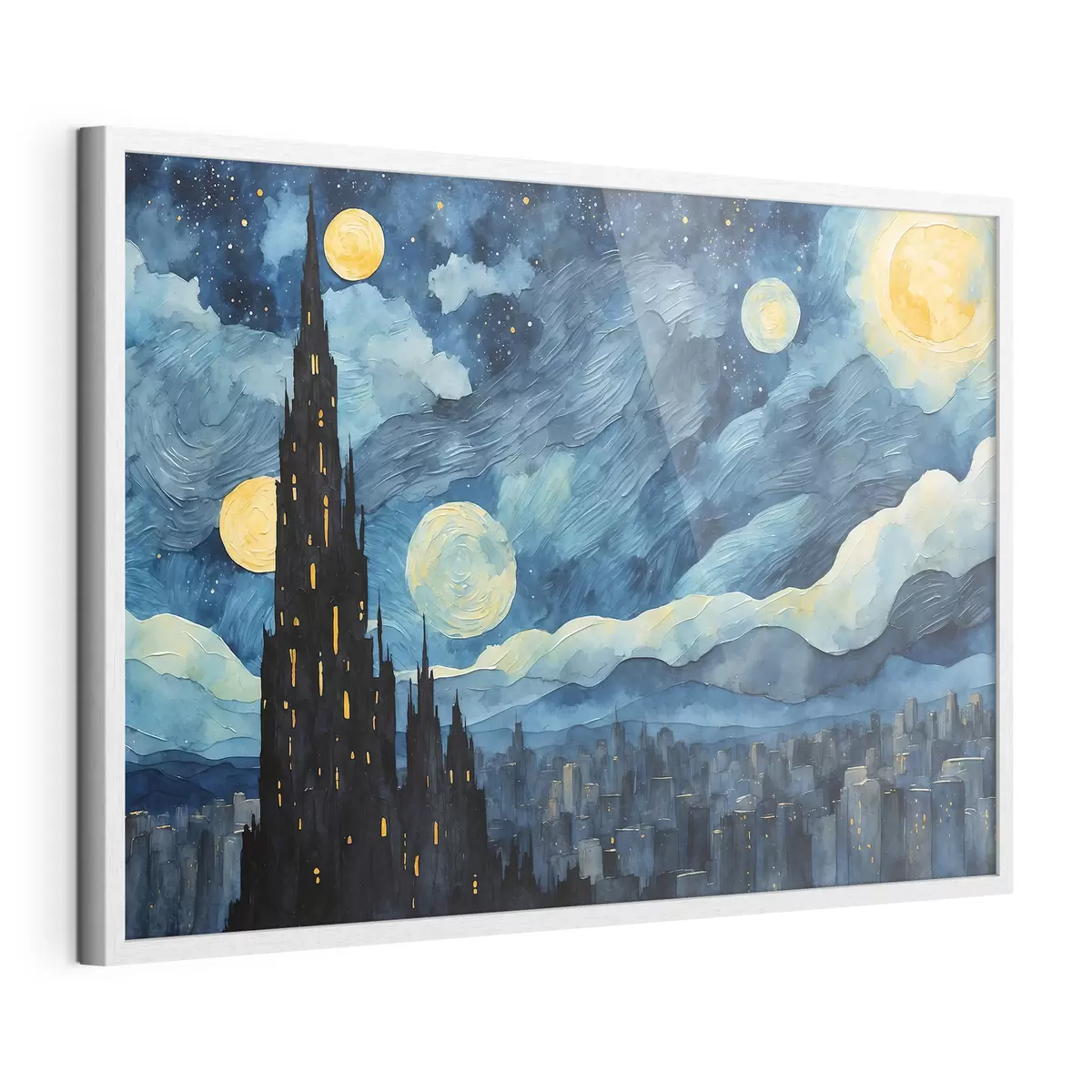 Poster Étoiles sur le sommeil urbain f42268