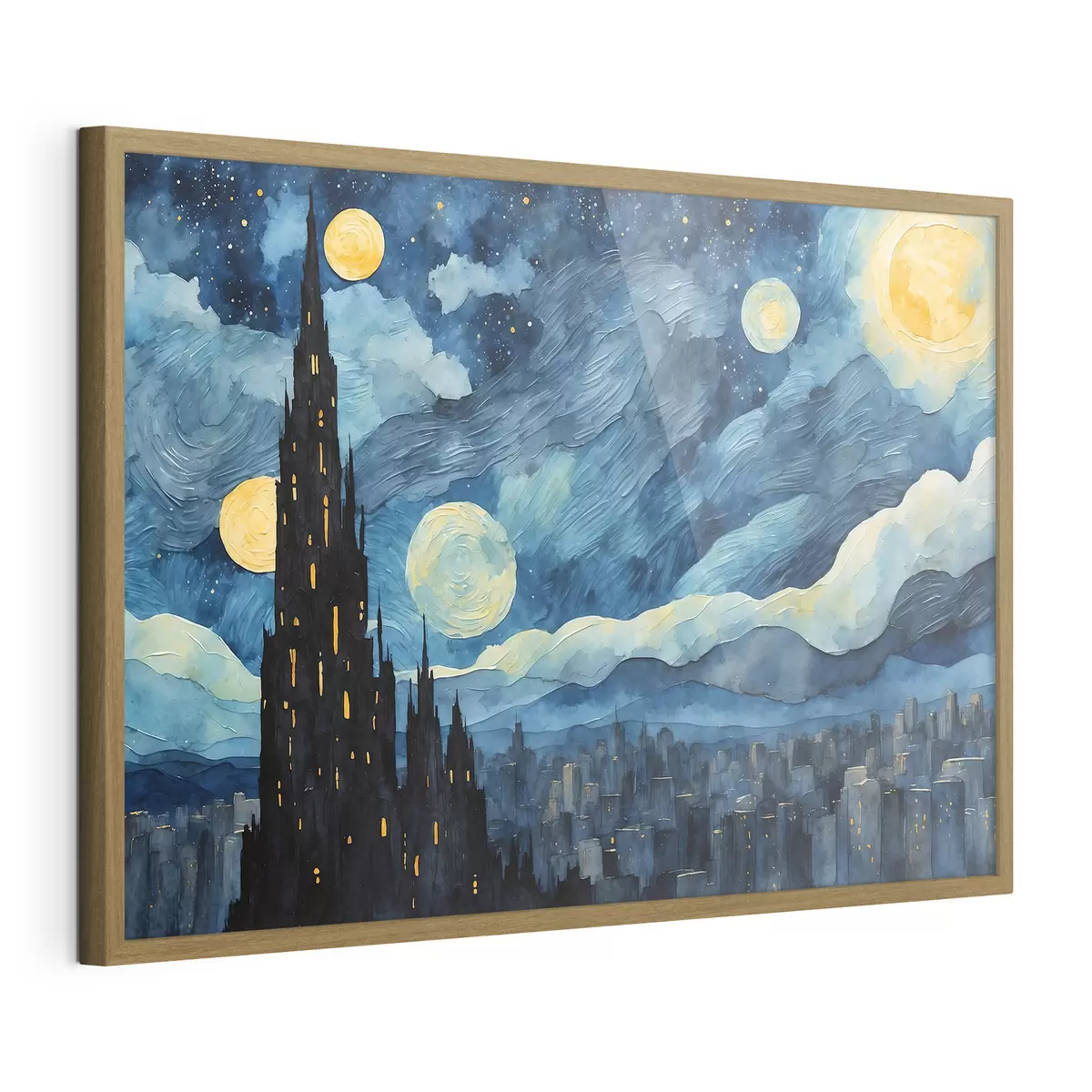 Poster Étoiles sur le sommeil urbain f42268