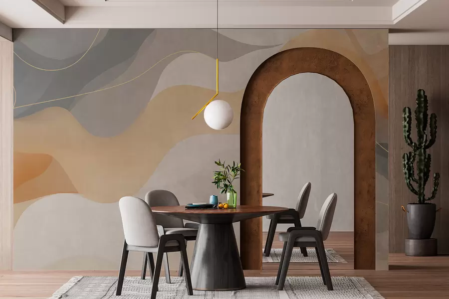 Papier peint Vagues chaudes w02821