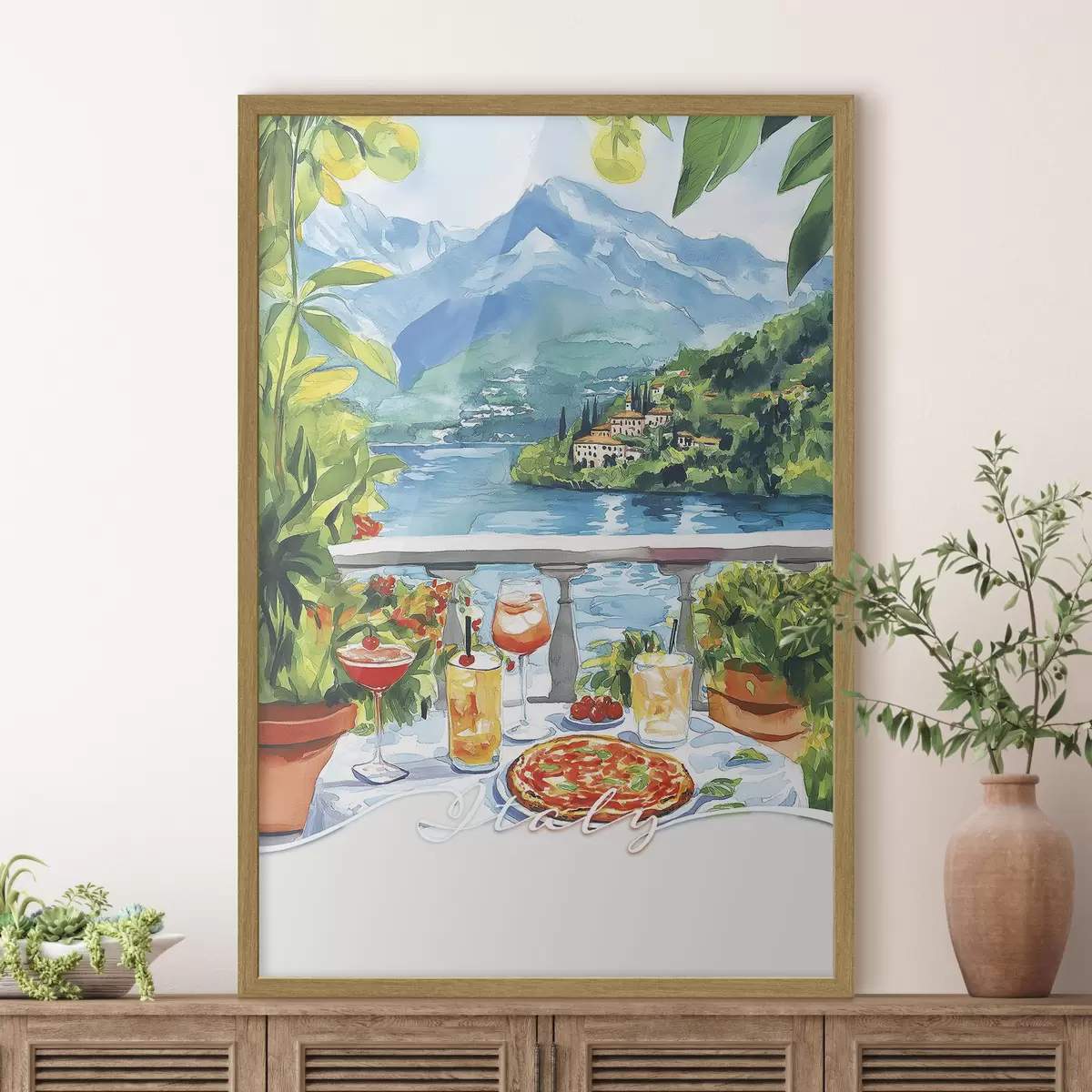 Poster Montagnes et amour f42434