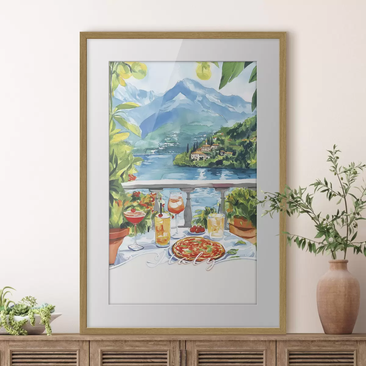Poster Montagnes et amour f42434